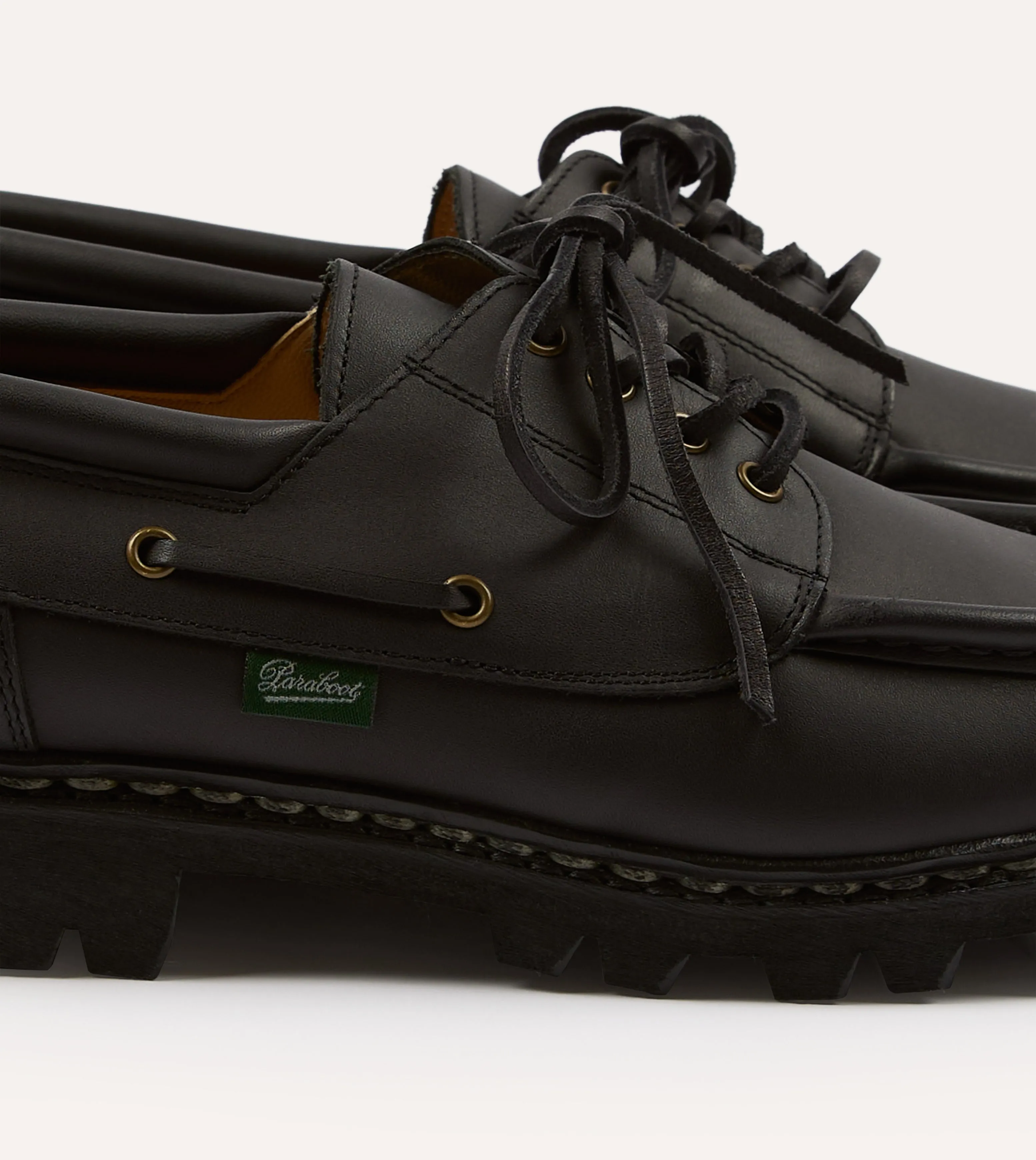 Paraboot Chimey Noir Calf Leather Derby Shoe casual - wear office pumps