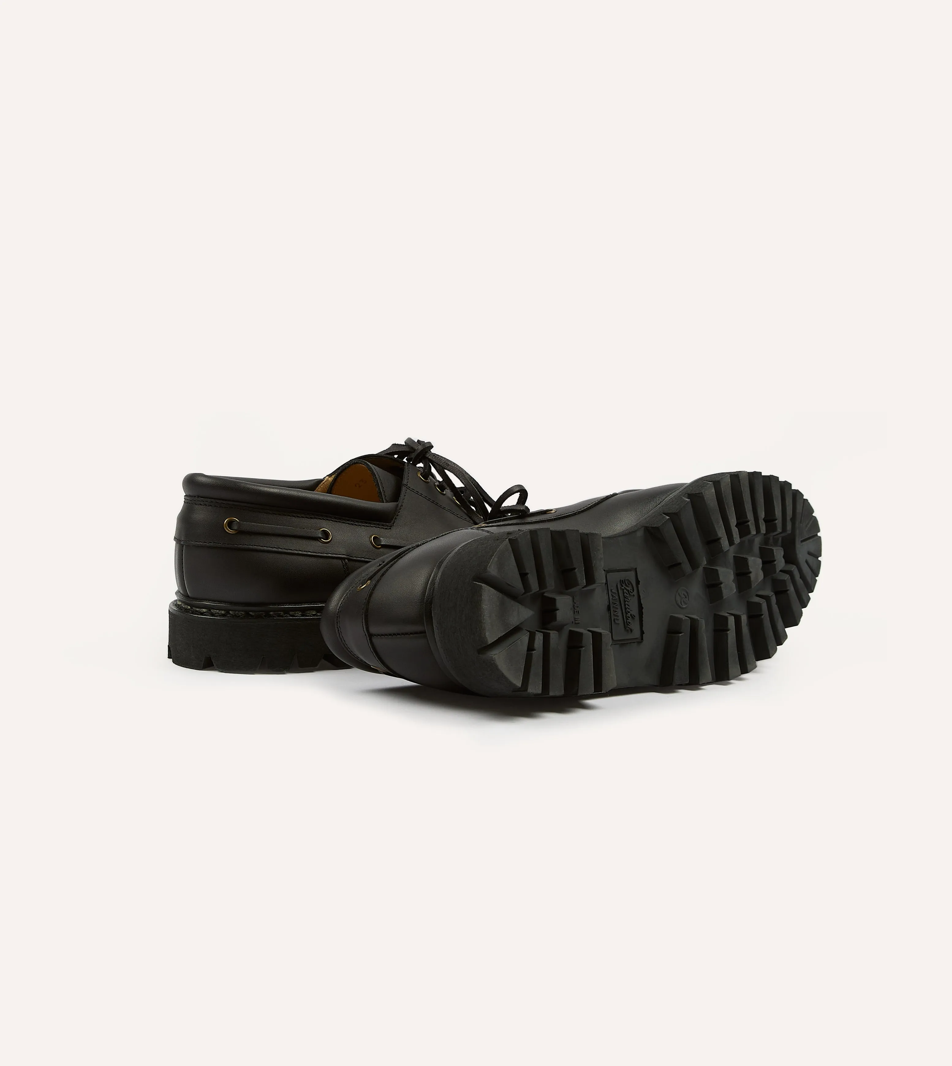 Paraboot Chimey Noir Calf Leather Derby Shoe least luxurious