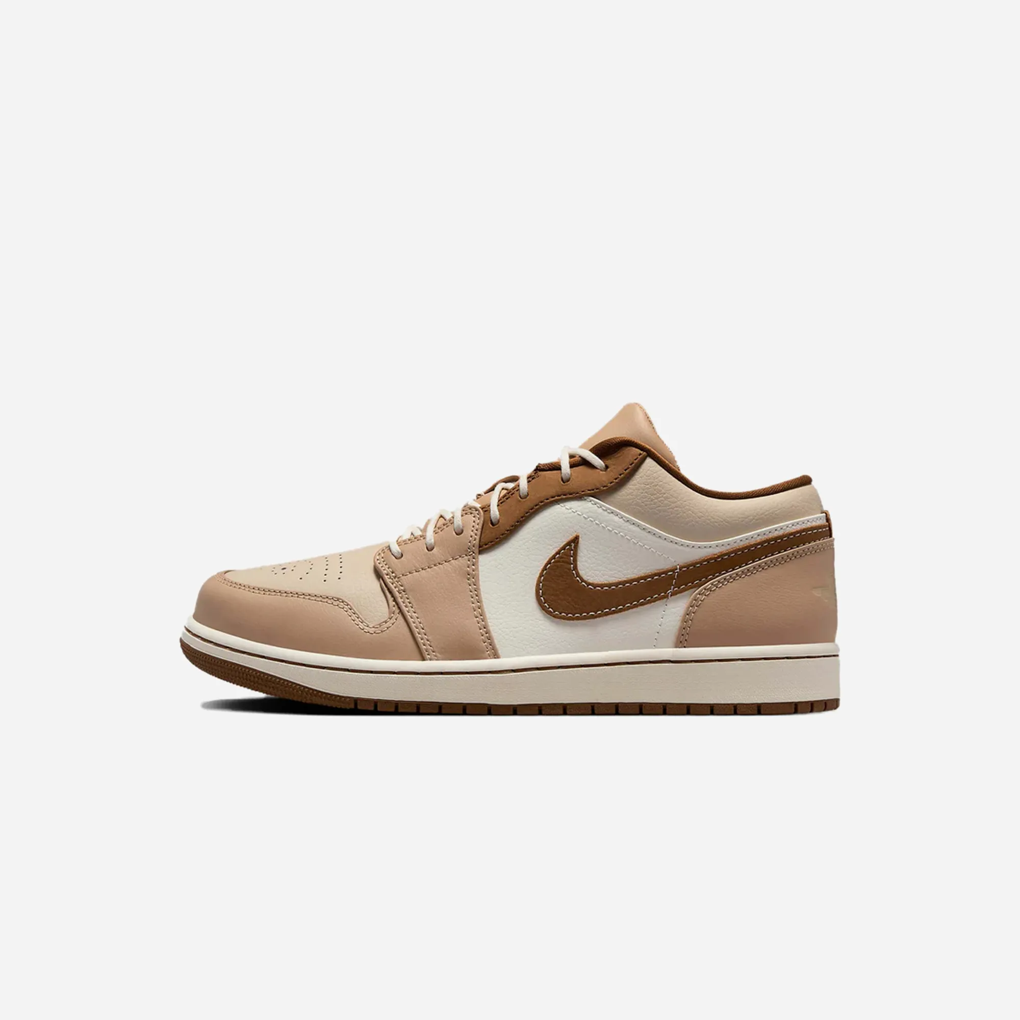 Anti Fatigue Footbeds Nike Air Jordan 1 Low Hemp Light British Tan