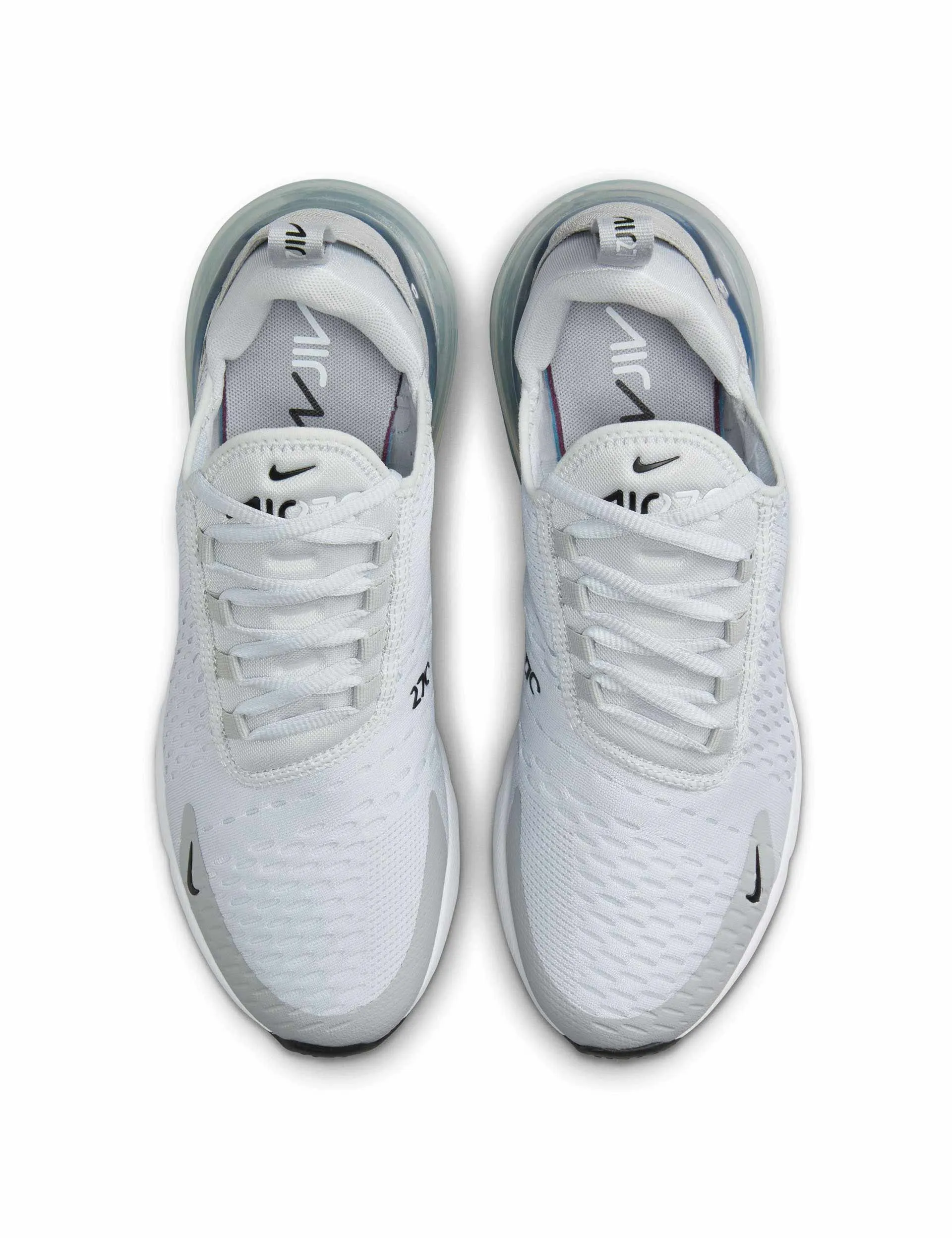 Sneaker Brands Air Max 270 Shoes - Pure Platinum/Black/Light Smoke Grey