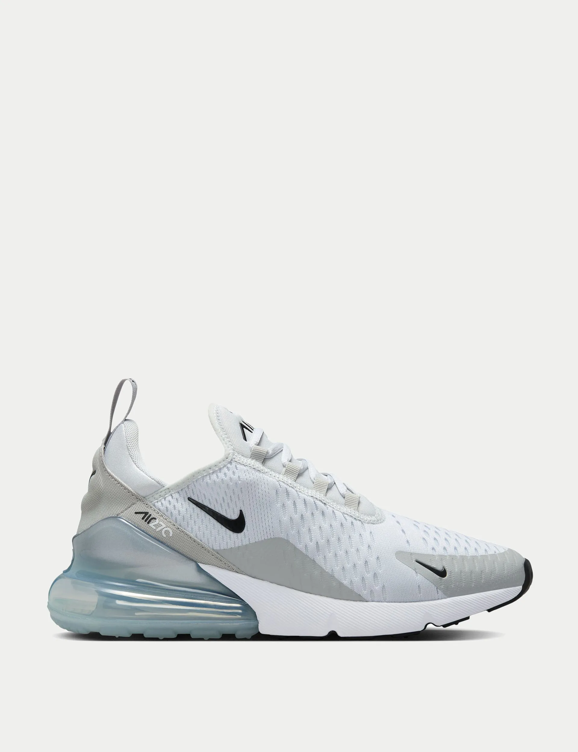 Body Movement Impact Resistant Plate Air Max 270 Shoes - Pure Platinum/Black/Light Smoke Grey