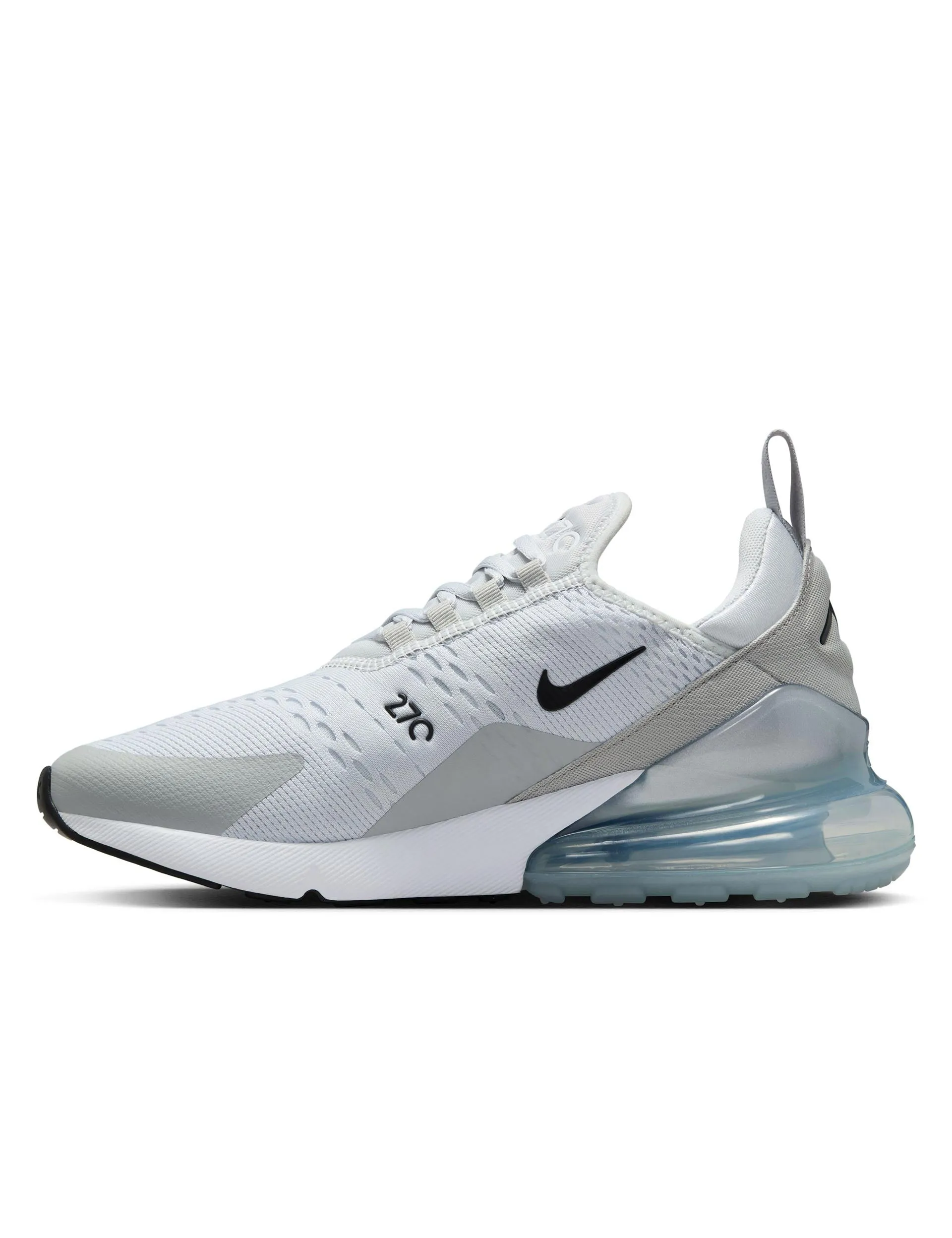 Stylish performance Air Max 270 Shoes - Pure Platinum/Black/Light Smoke Grey