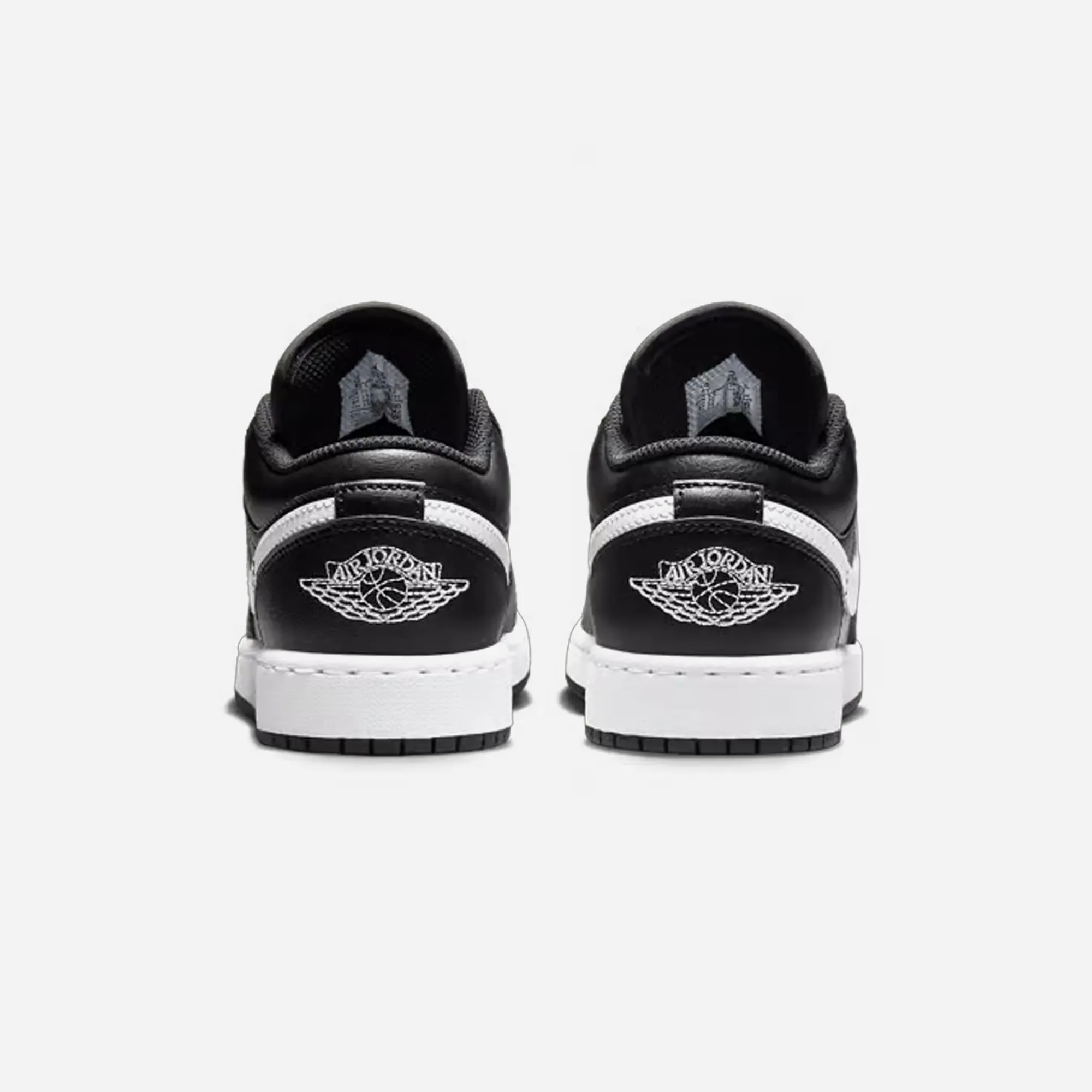 Nike Air Jordan 1 Low Black Summit White Abrasion Resistant Materials