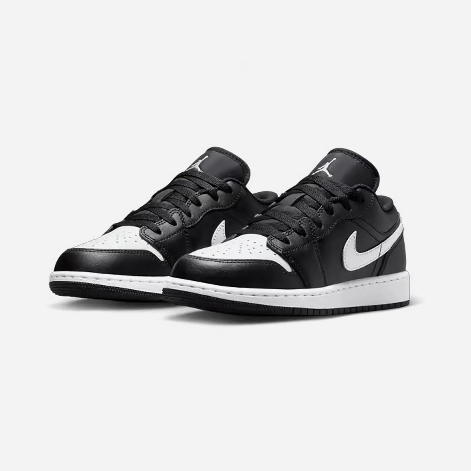 Structured Heel Cup Airy Feel Nike Air Jordan 1 Low Black Summit White