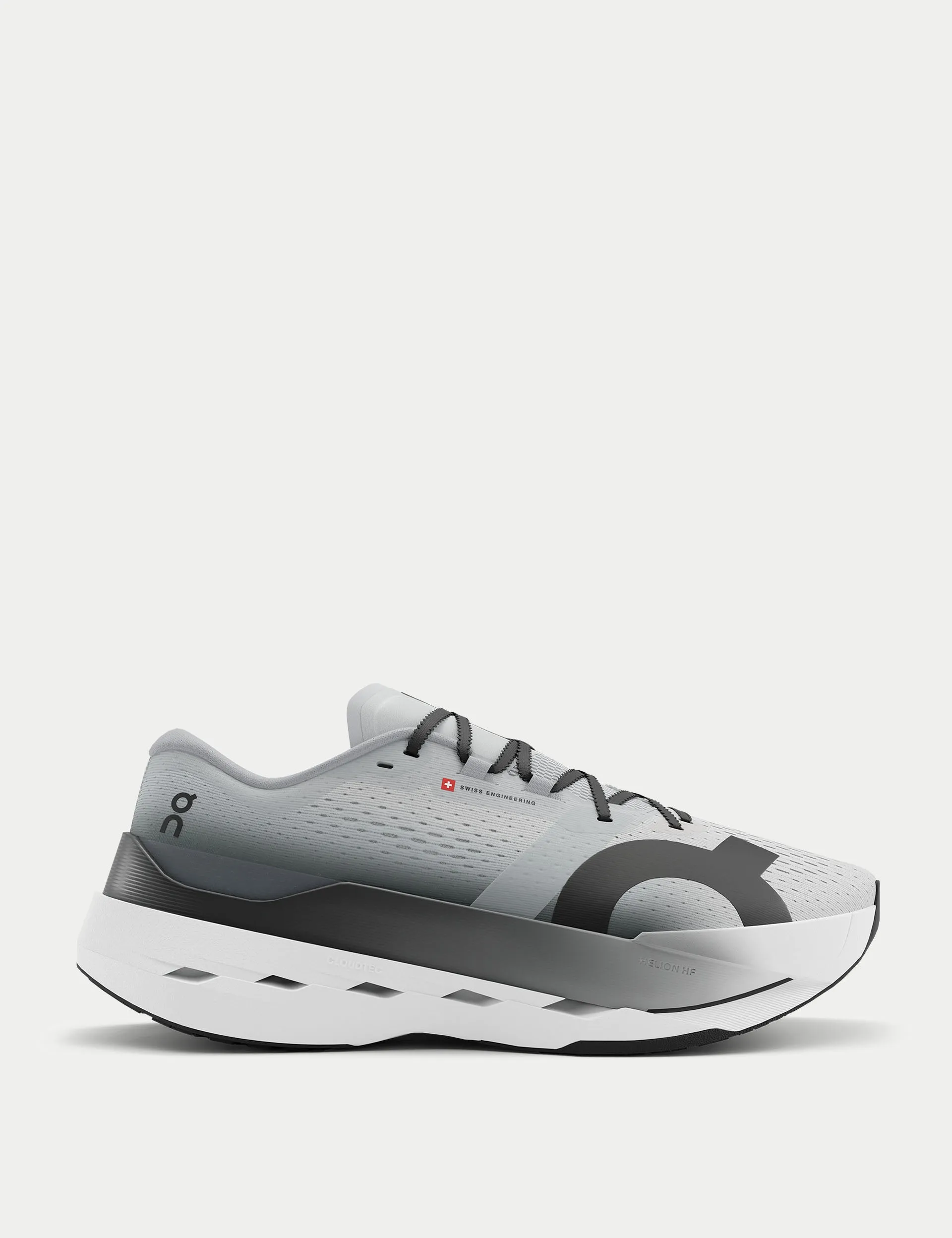 Cloudboom Max - White/Black slip - on shoes