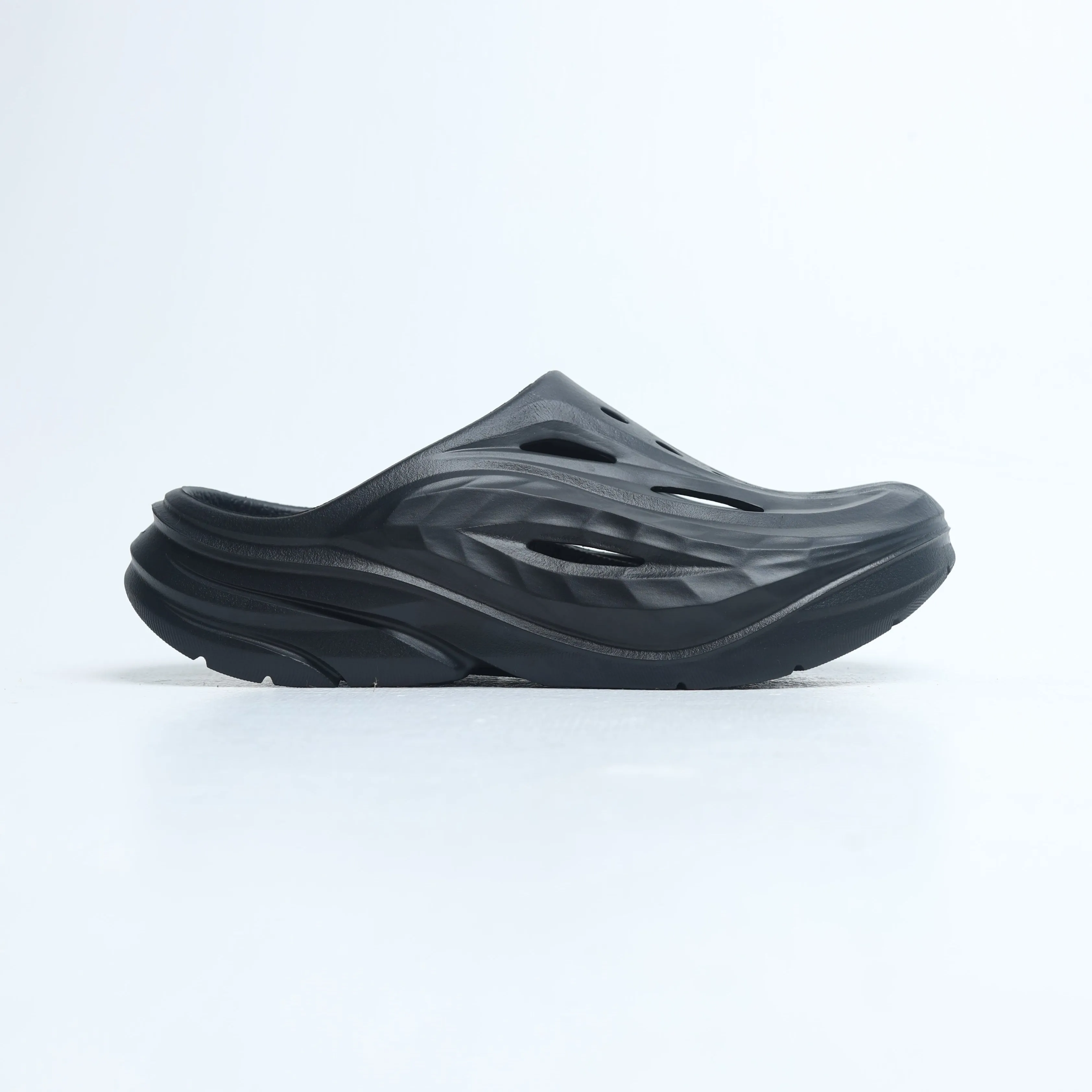 Run Grip Canvas Upper Hoka - Men's Slides I - Black