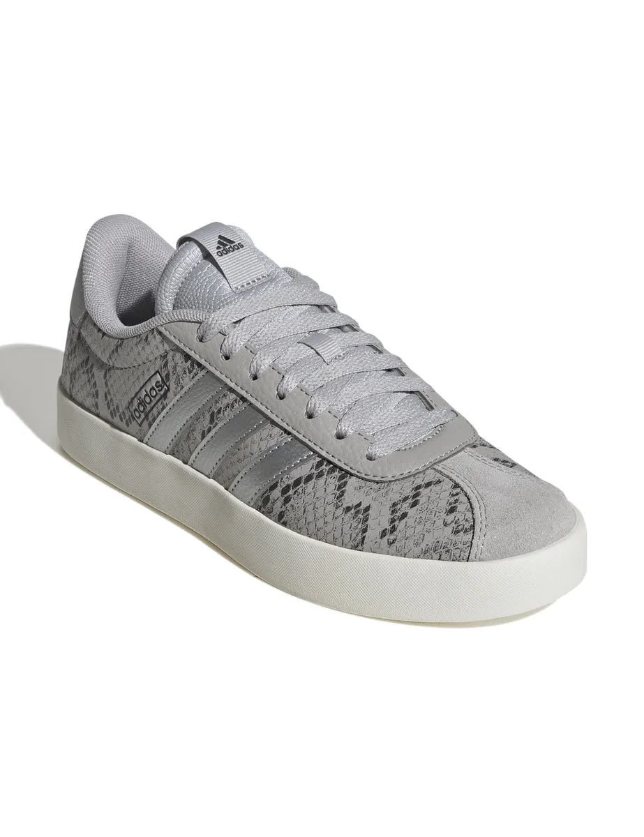 VL Court 3.0 Shoes - Grey Two/Silver Metallic/Off White Work Break Snow Step