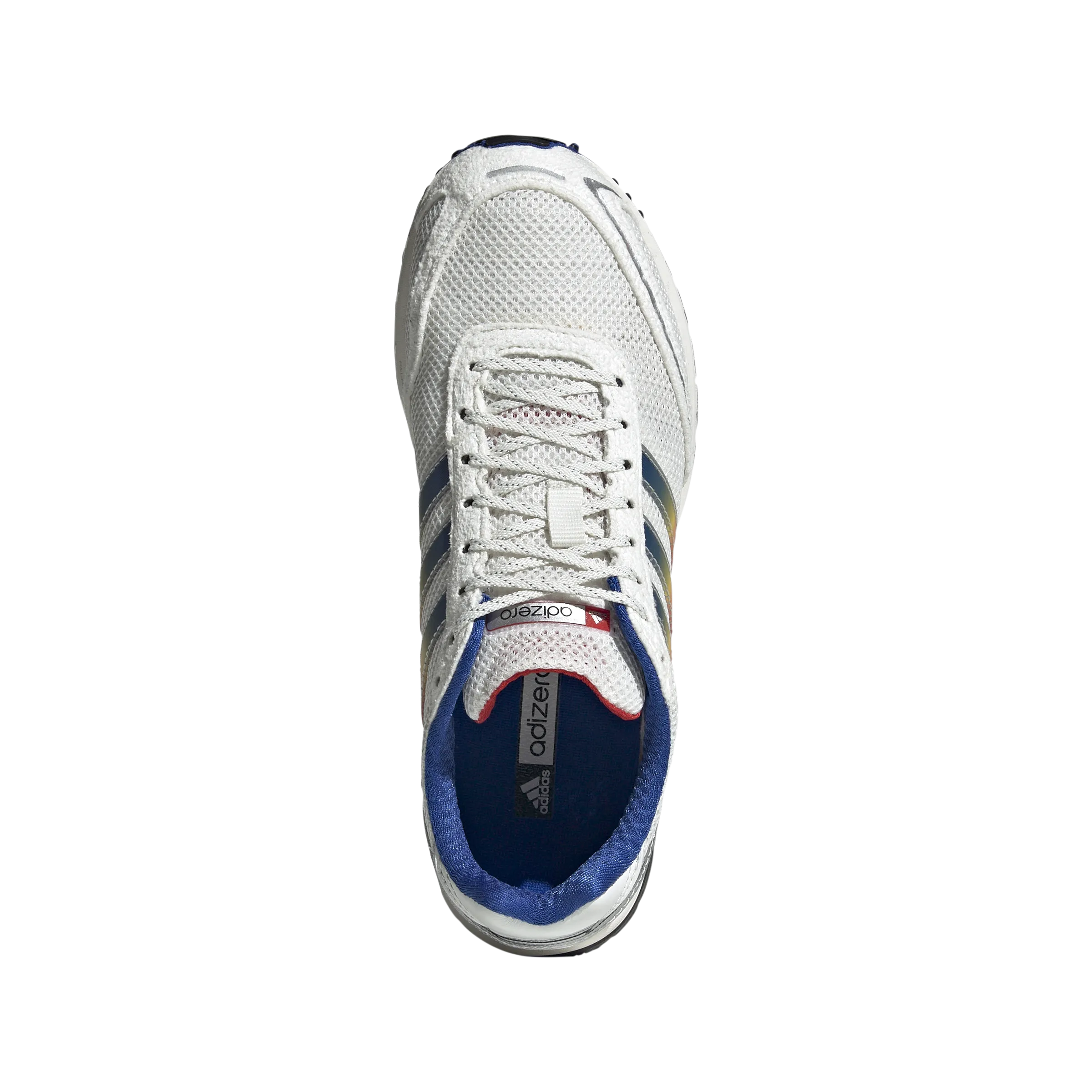 Knitted Warm Wmns Adizero Adios OG 'Crystal White Royal Blue Yellow'