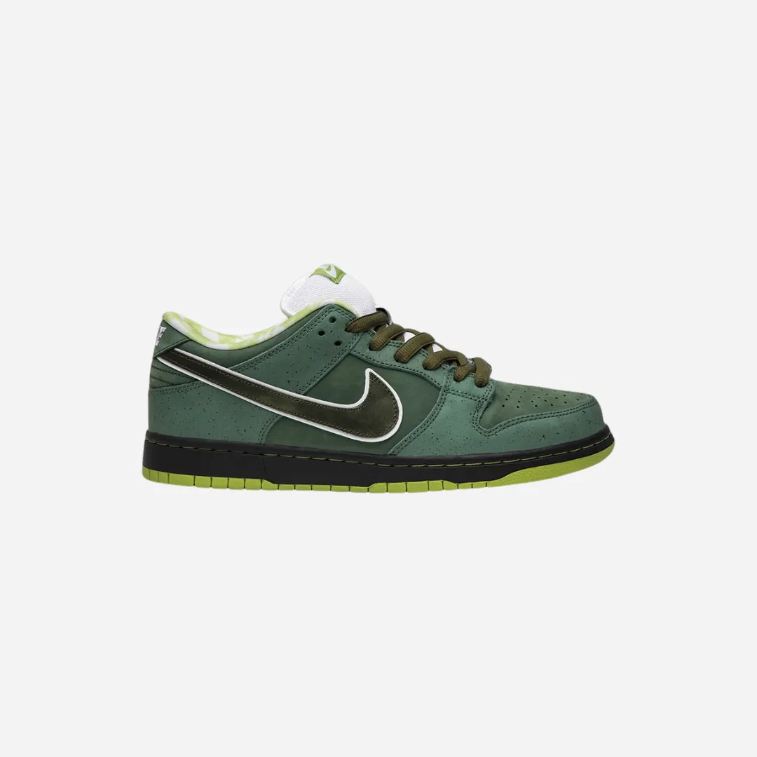 Quick Release Tongue Sockliner Contouring NIKE SB DUNK LOWCONCEPTS GREEN LOBSTER