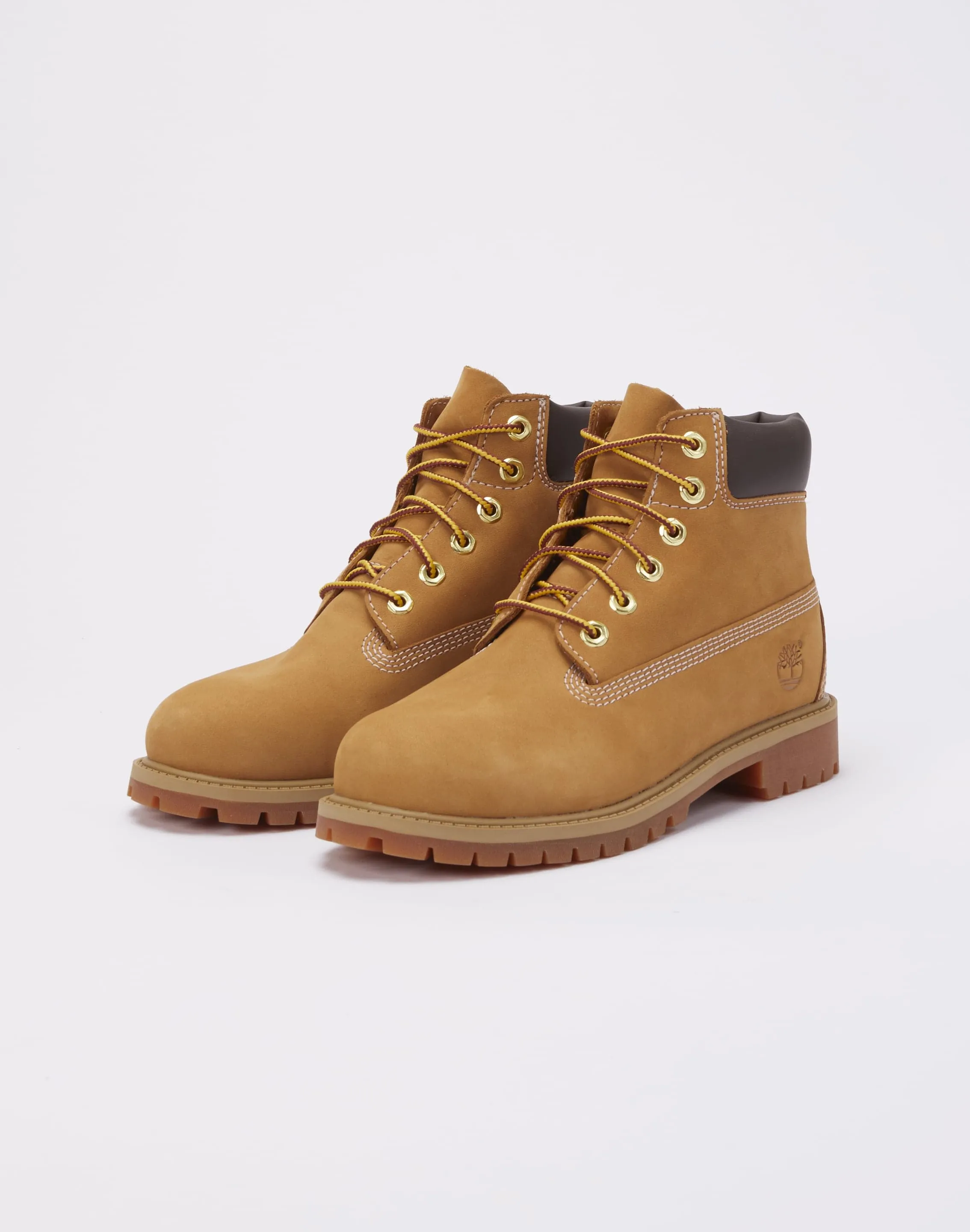 Suede Surface Timberland 6-Inch Premium Waterproof Boots Pre-School