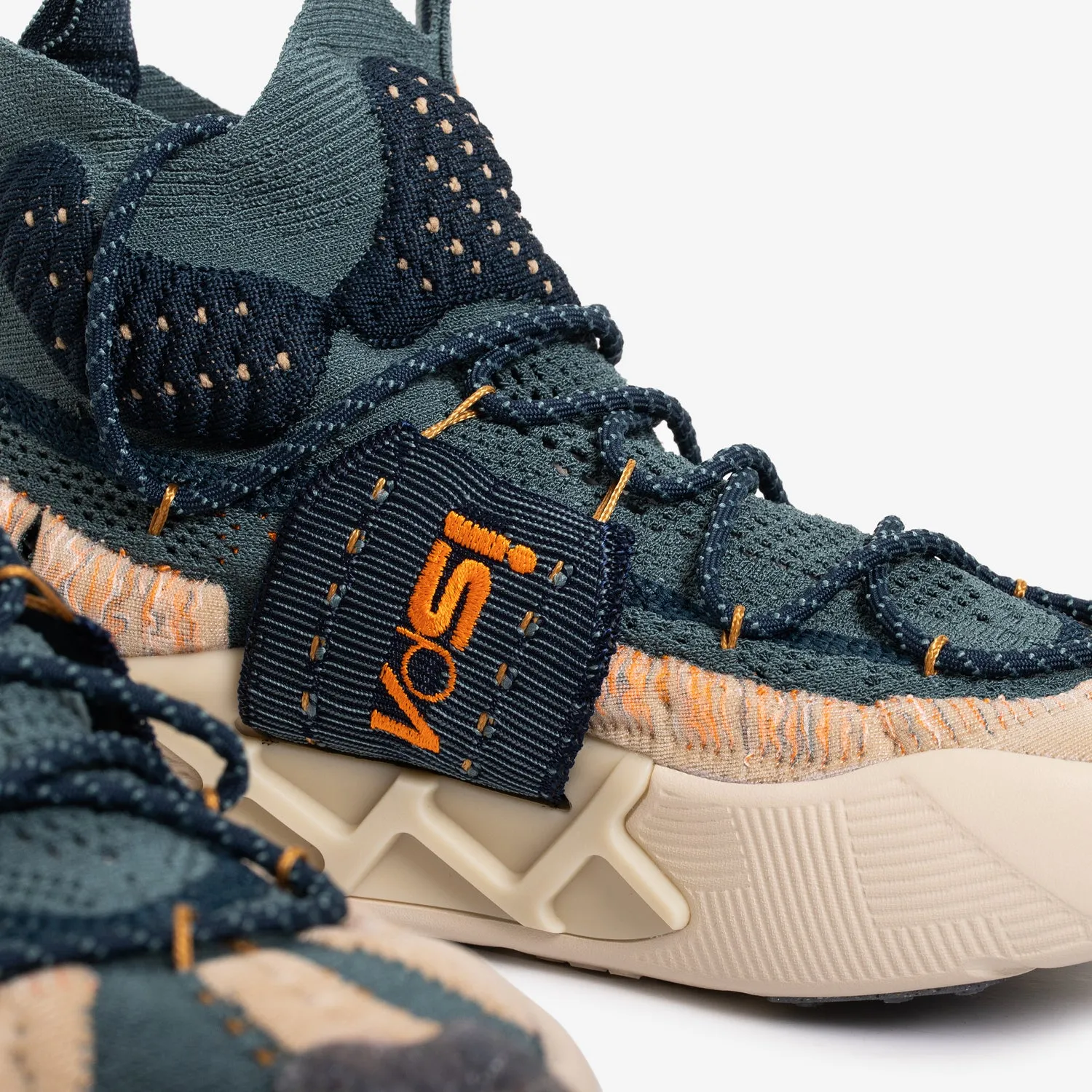 Urban Outfit No Fuss Fit ISPA Sense Flyknit Mineral Slate | Magma Orange | Rattan