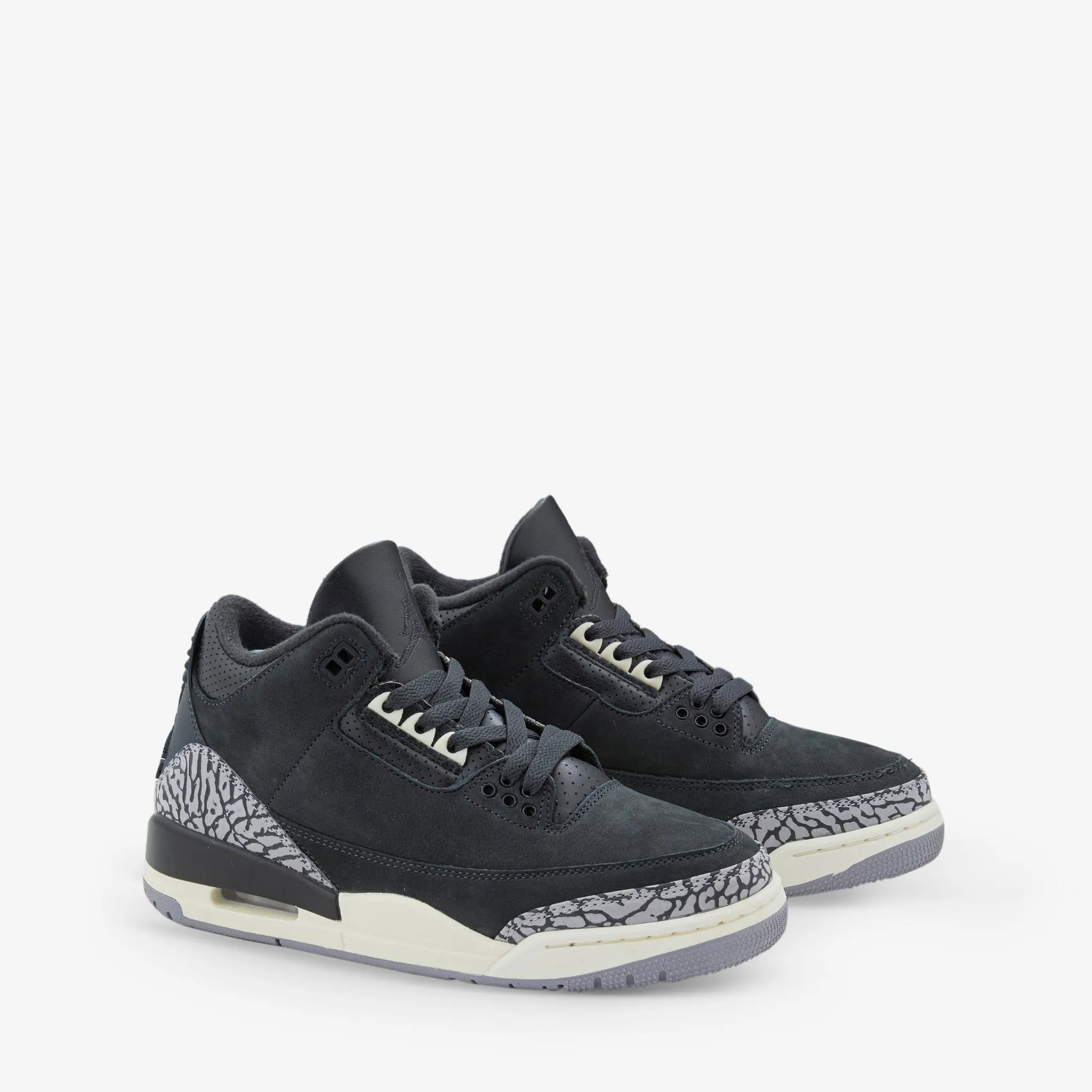 Comfortable Foot Support Outfit Ease Women's Air Jordan 3 Retro Off Noir | Black | Sail | Cement Grey