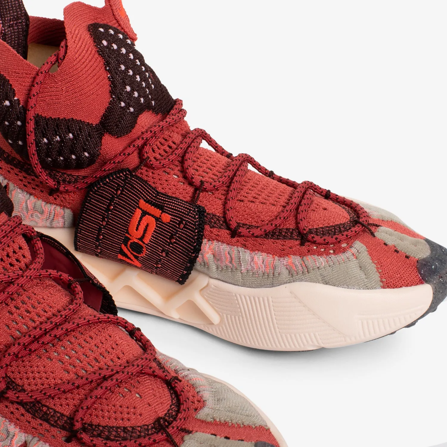 Strike Step Comfortable Design Shoes ISPA Sense Flyknit Abode | Bright Crimson | Guava Ice