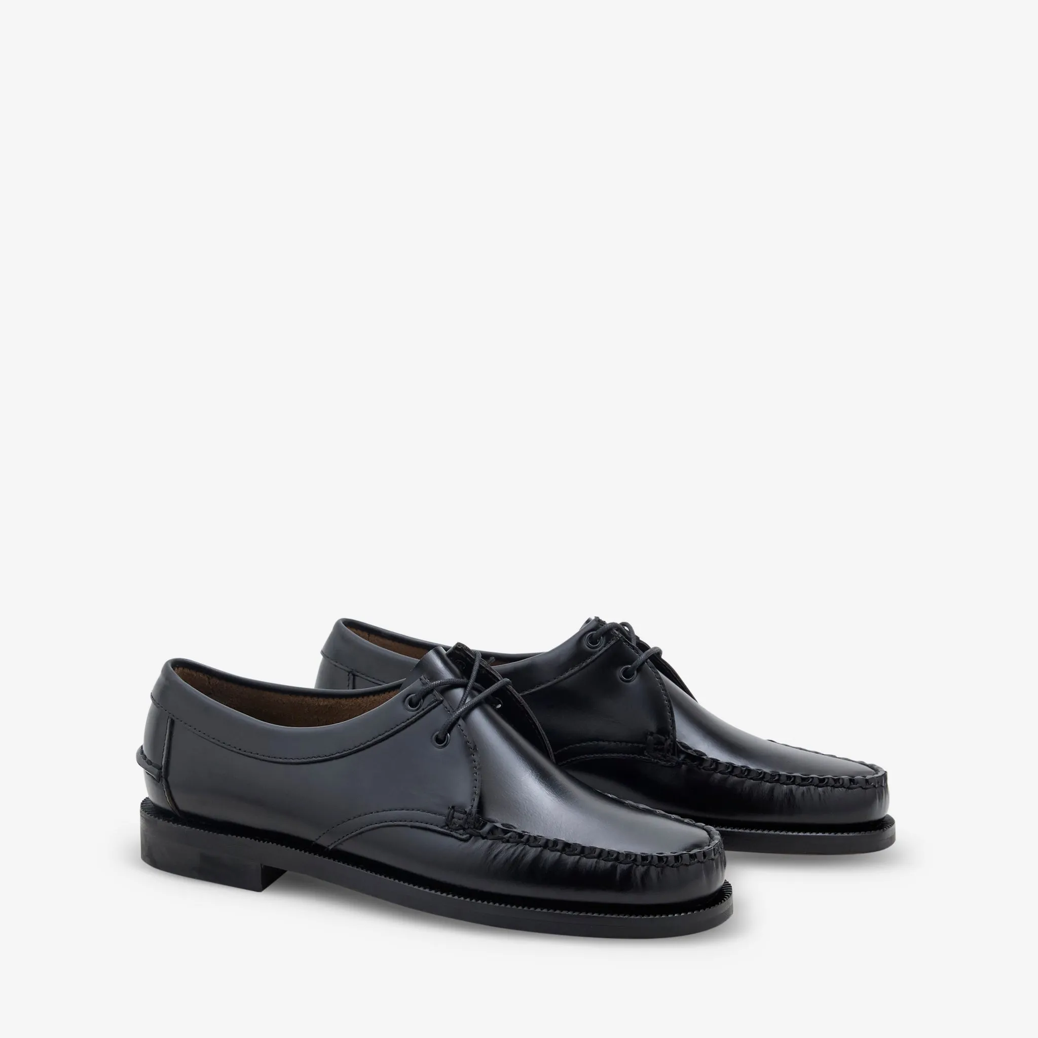 James Loafer Black Basic Style High Top