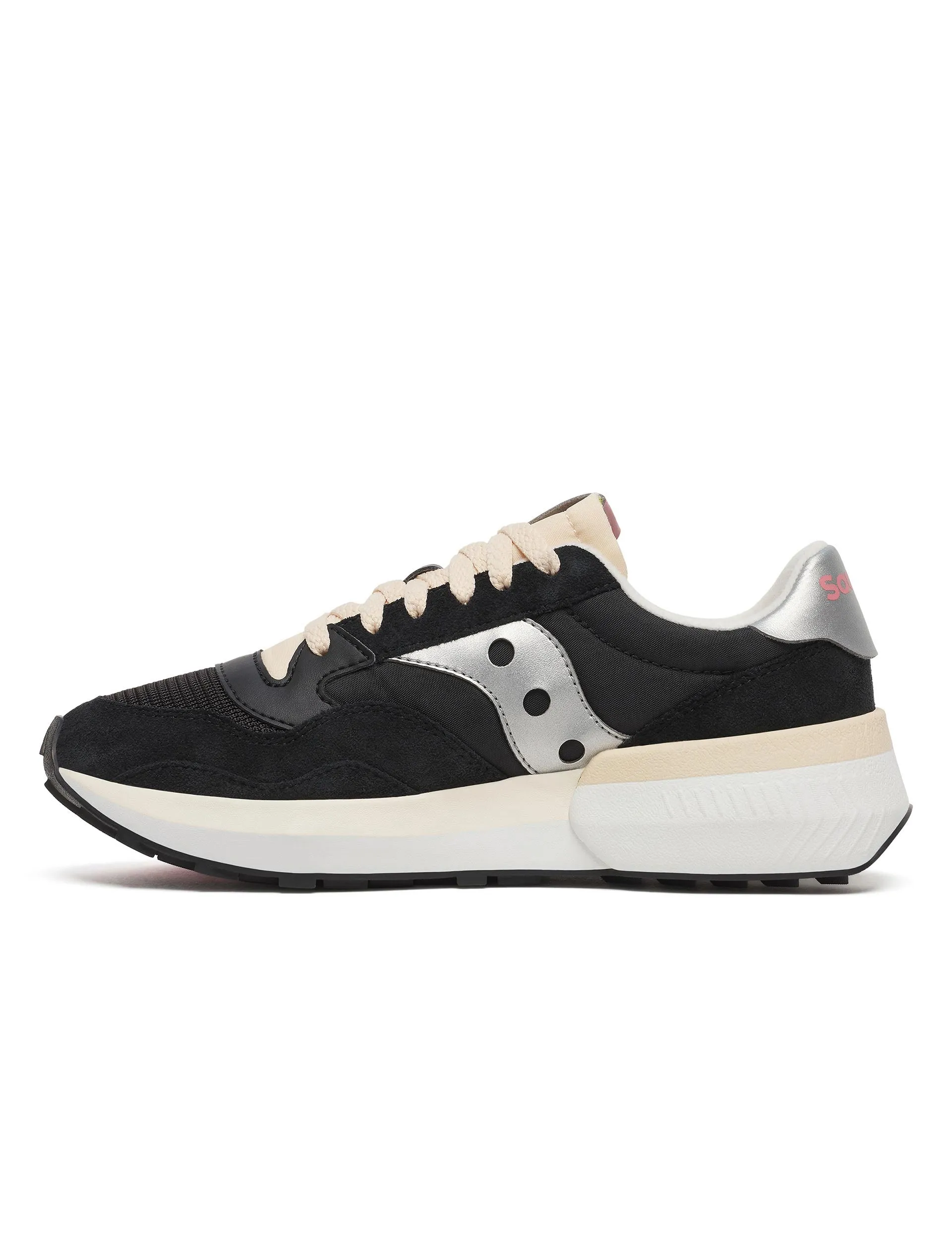 running shoes with traction pattern cool - down runs Jazz NXT - Black/Silver