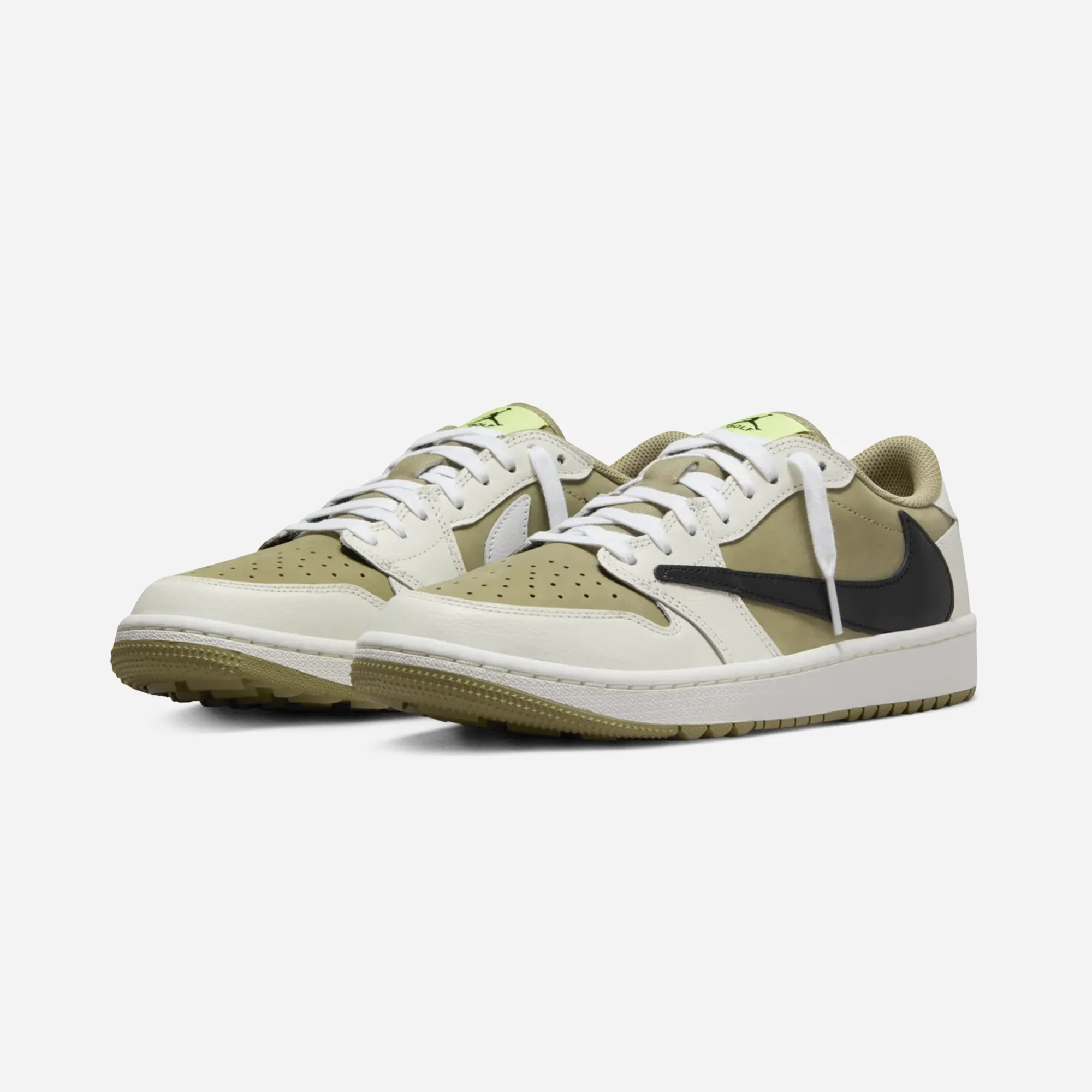 JORDAN 1 RETRO LOW GOLF TRAVIS SCOTT NEUTRAL OLIVE Impact protection Day-Long Comfort