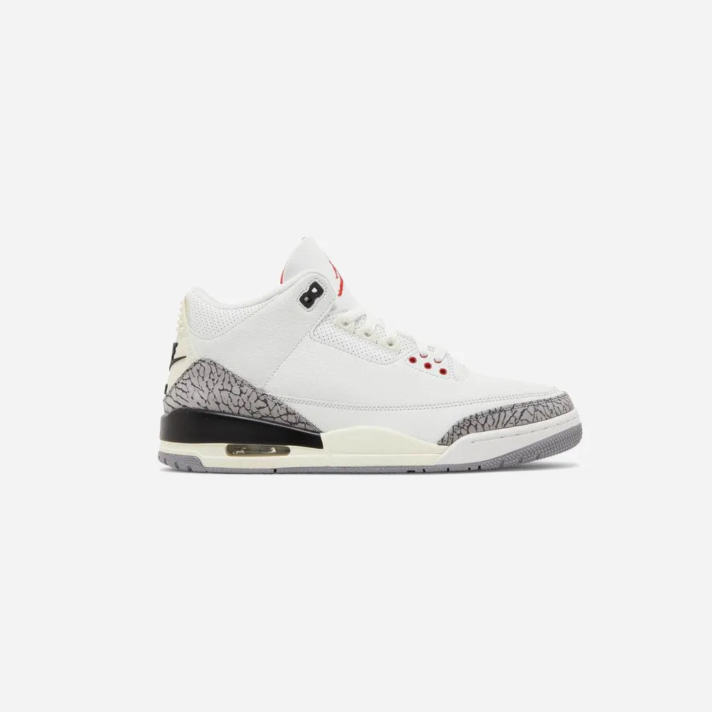 CushionedInsole Jordan 3 Retro White Cement Reimagined
