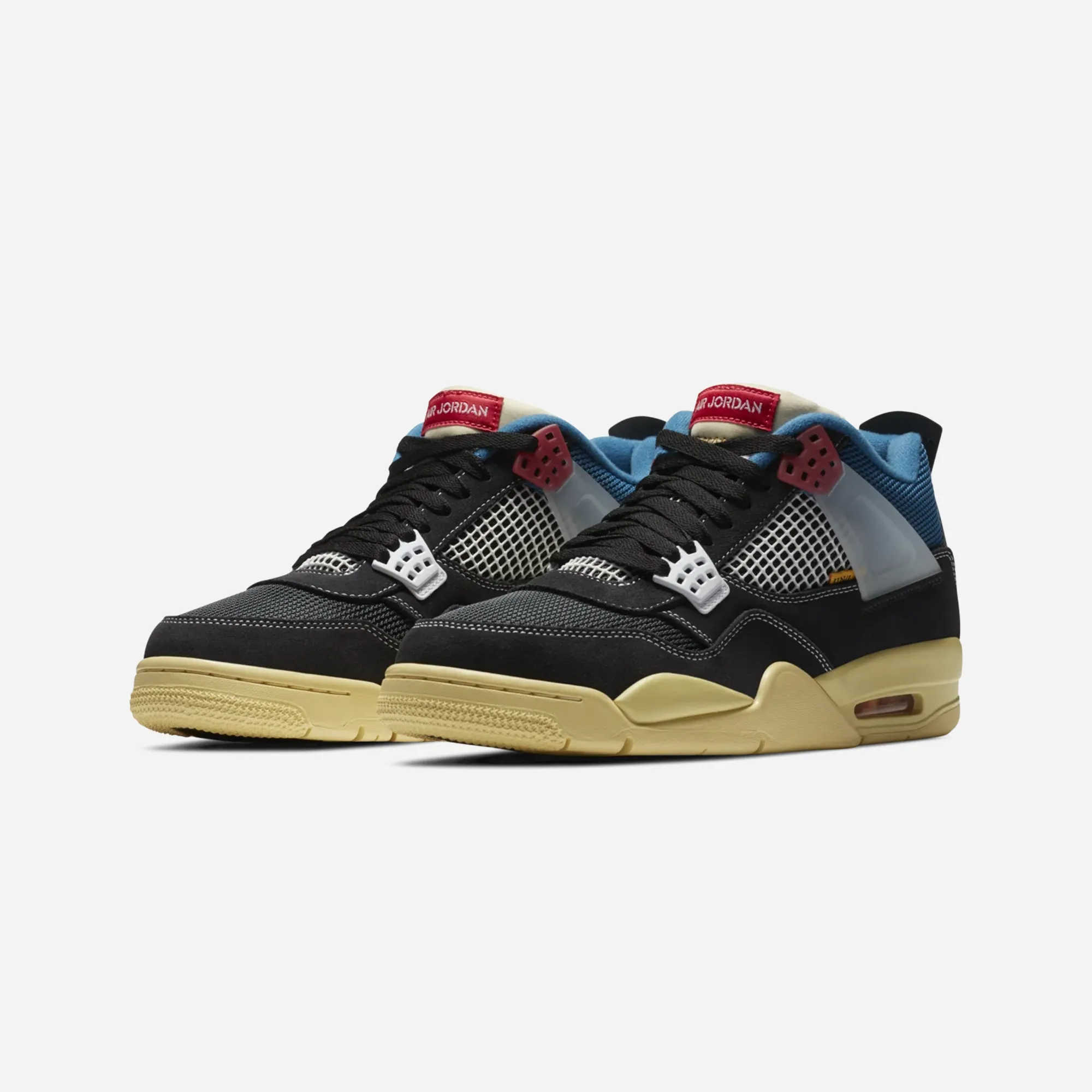 Air Flow Channels JORDAN 4 RETRO UNION OFF NOIR