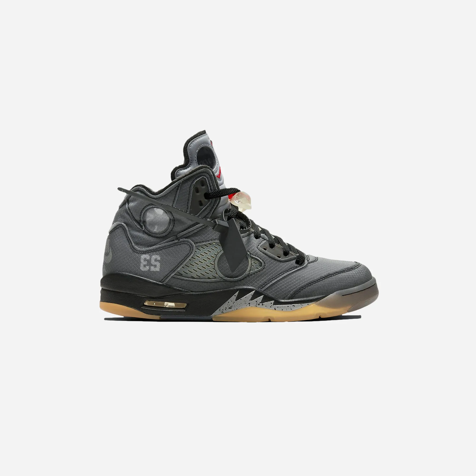 Carbon Fiber Inlay JORDAN 5 RETRO OFF-WHITE MUSLIN