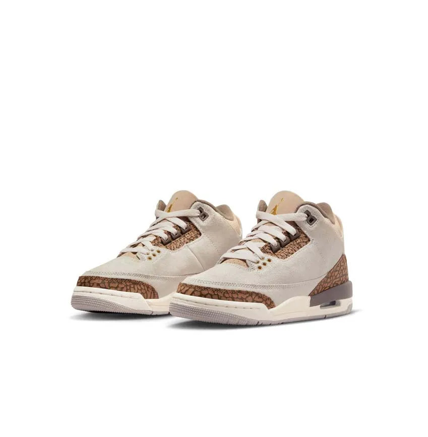 Kid's Air Jordan 3 Retro 'Palomino' Clear Glow Shock absorption