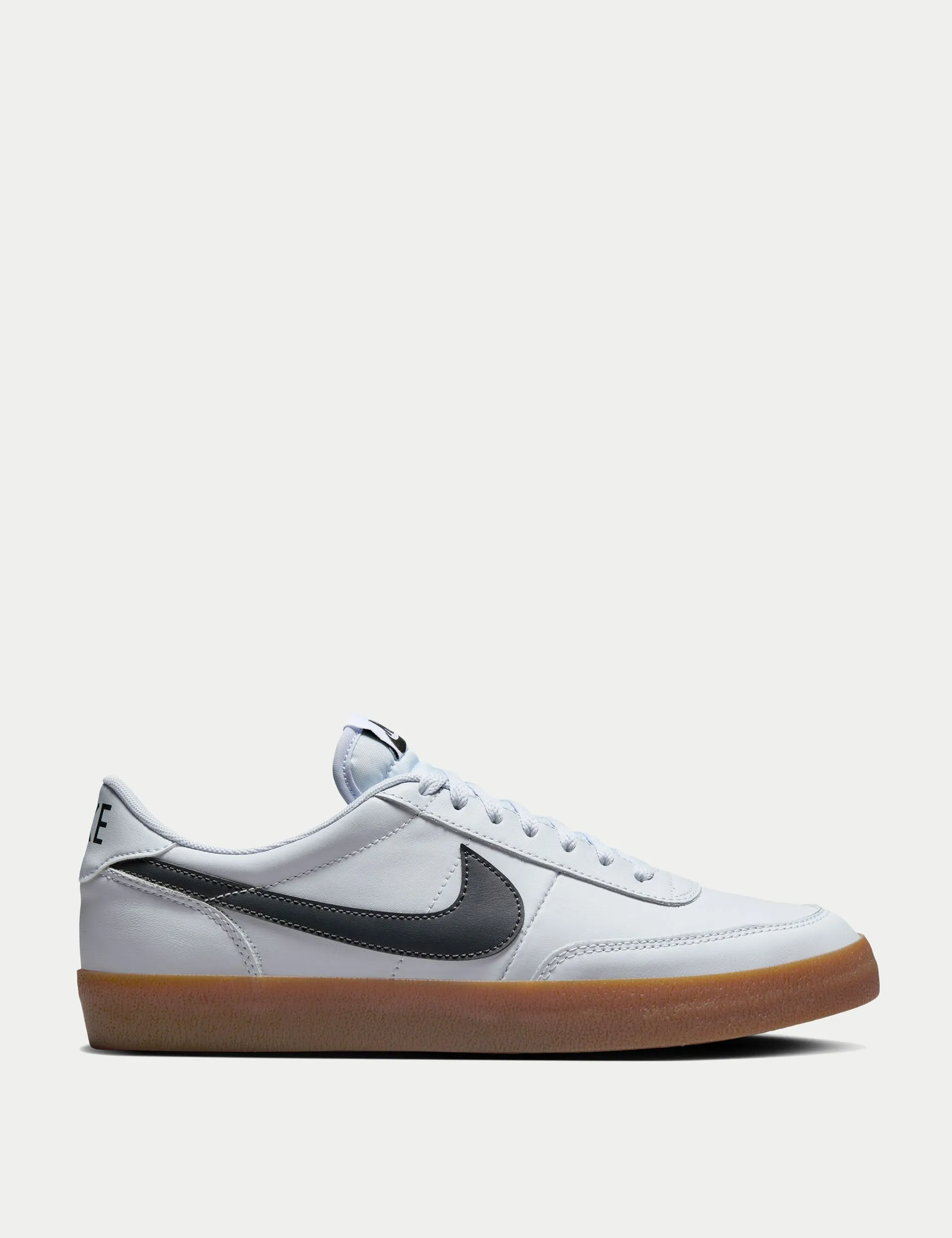 Office Fit Family Pace Killshot 2 Leather Shoes - Football Grey/White/Gum Medium Brown