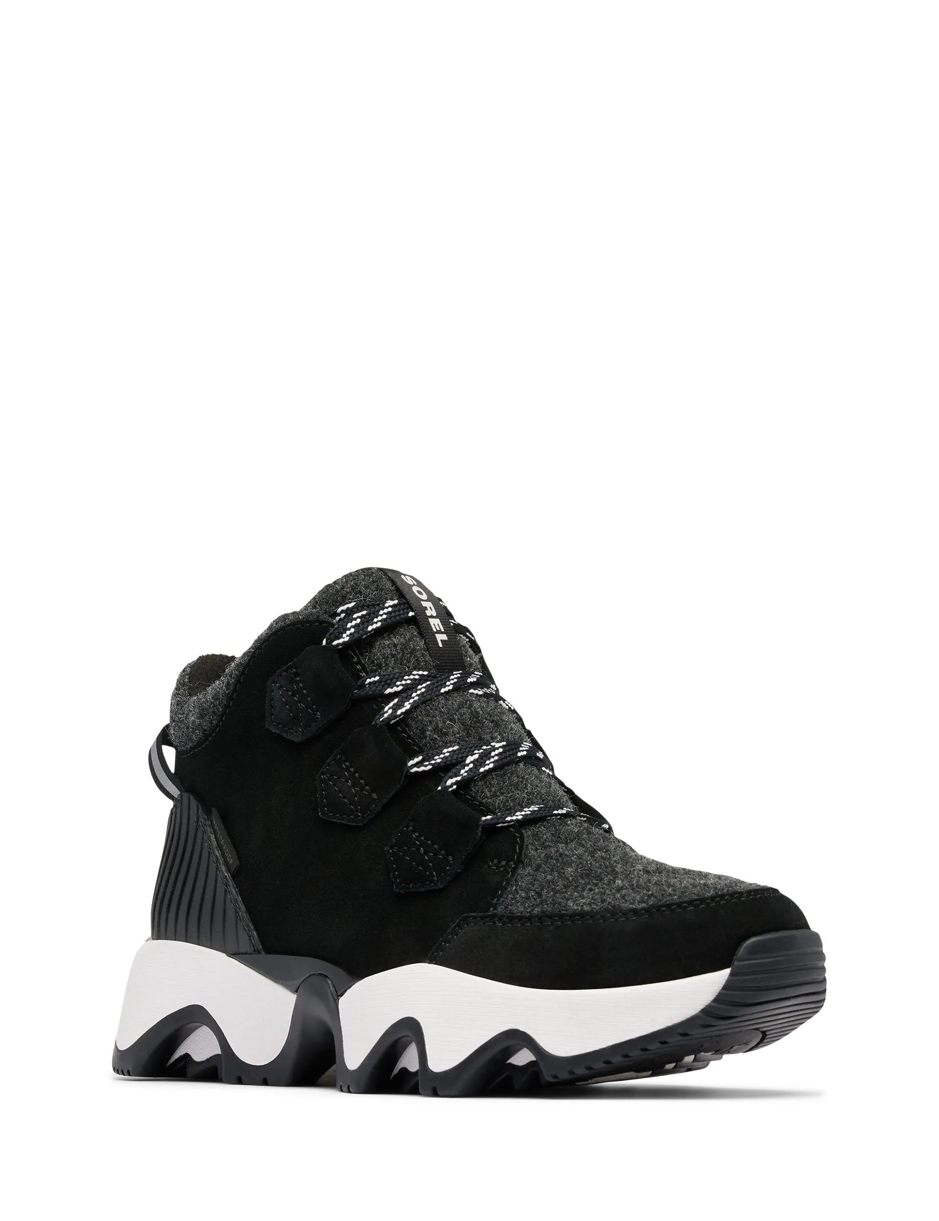 Kinetic Impact Caribou Plus Waterproof Sneaker Boots - Black/Sea Salt Urban Movement