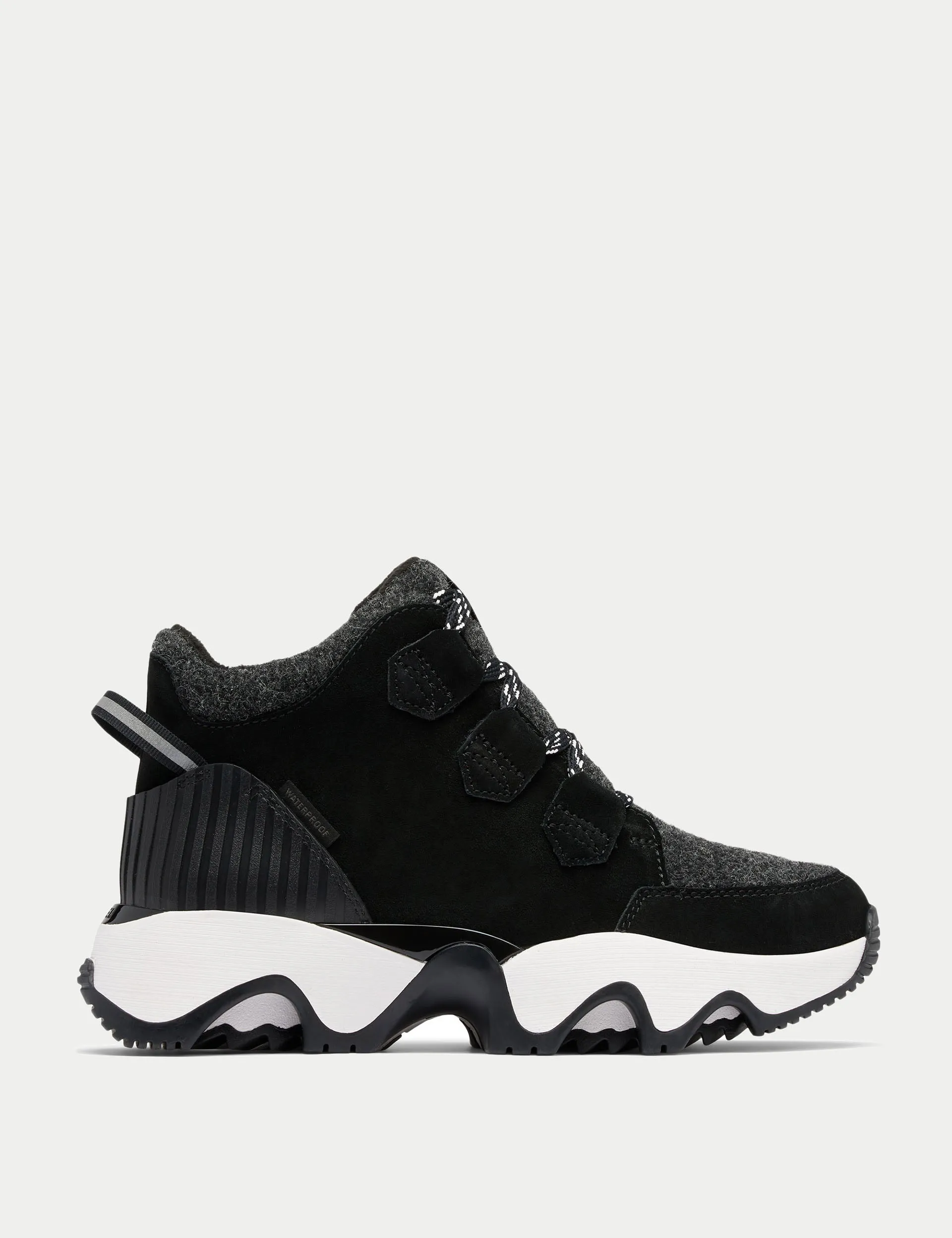 Kinetic Impact Caribou Plus Waterproof Sneaker Boots - Black/Sea Salt Efficient Comfort