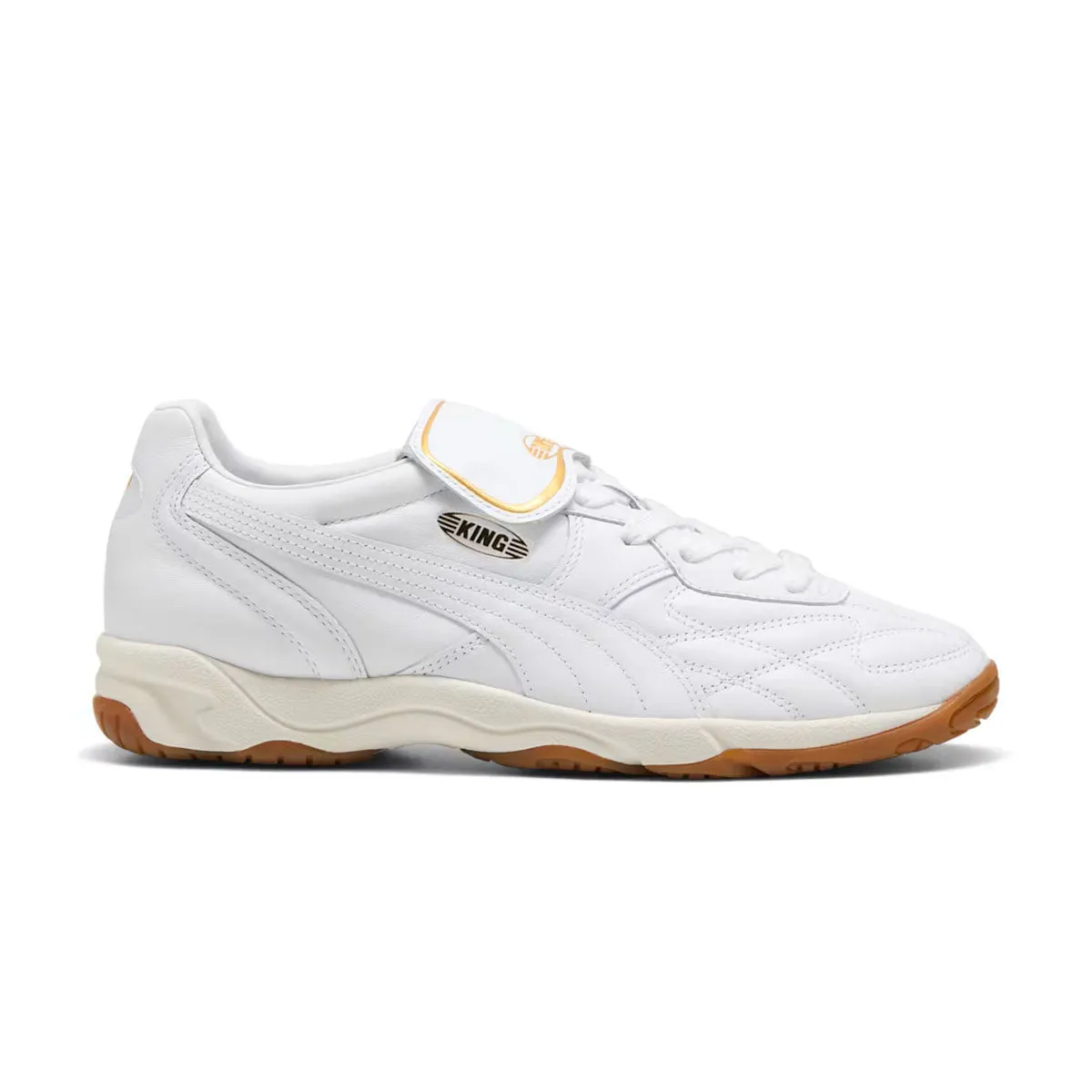 King Indoor 'Puma White Frosted Ivory' Reinforced toe Shock Guard