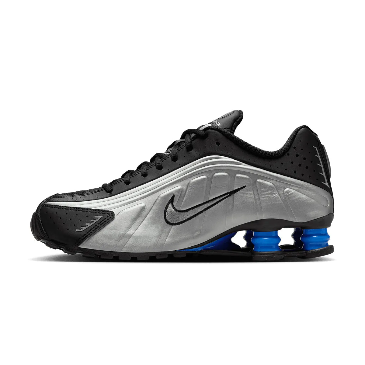 Wmns Shox R4 'Metallic Silver Black Racer Blue' Daily Walk