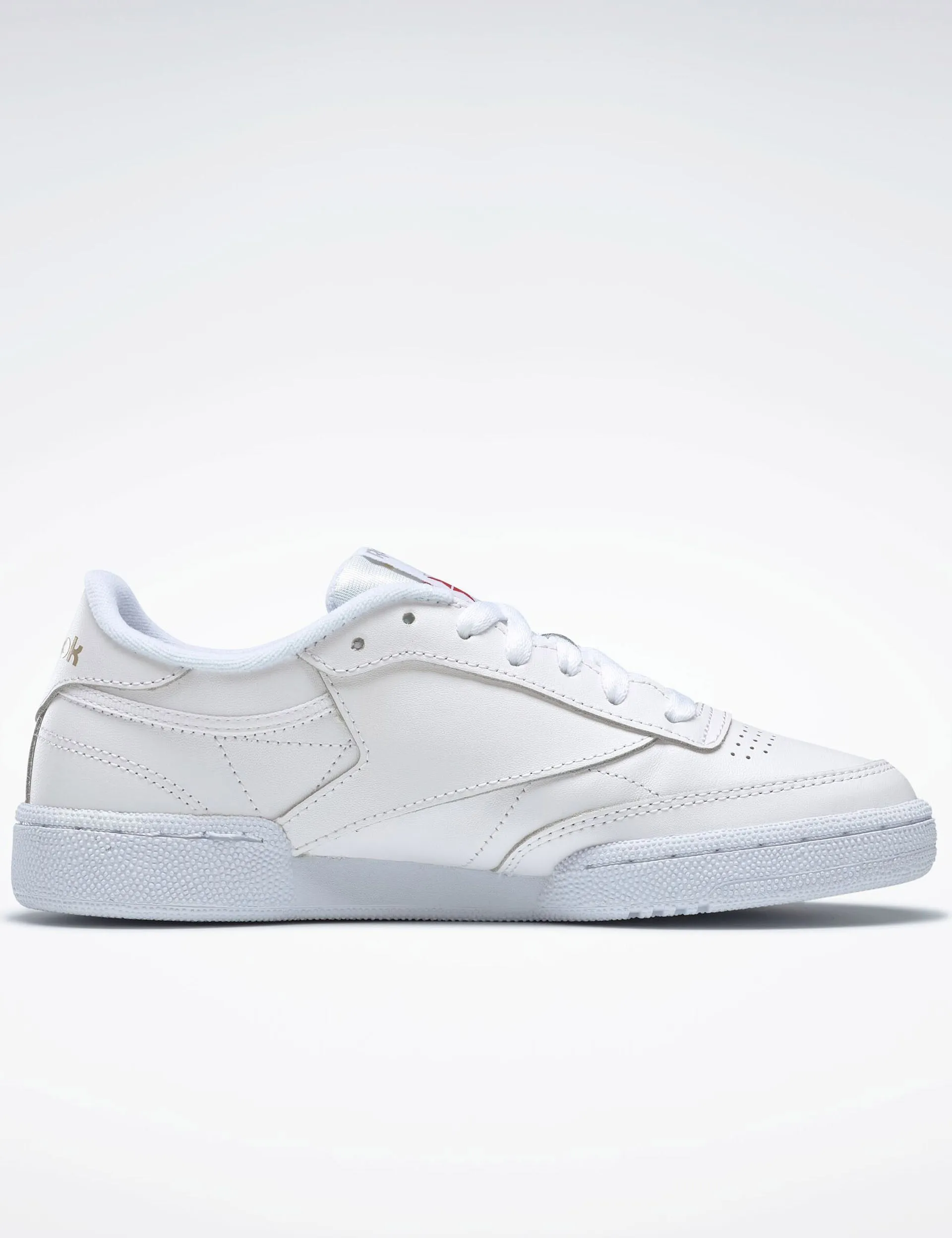 Club C 85 Shoes - White/Light Grey running on gravel shoes
