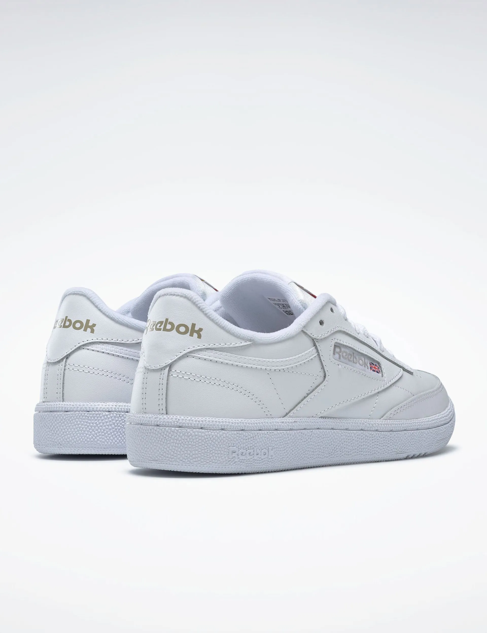 Club C 85 Shoes - White/Light Grey Padded collar Strength
