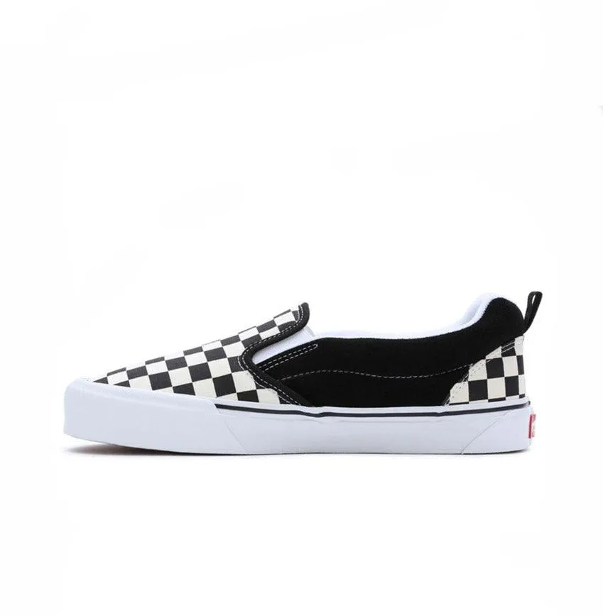 Padded Tongue Knu Slip 'Checkerboard True White'