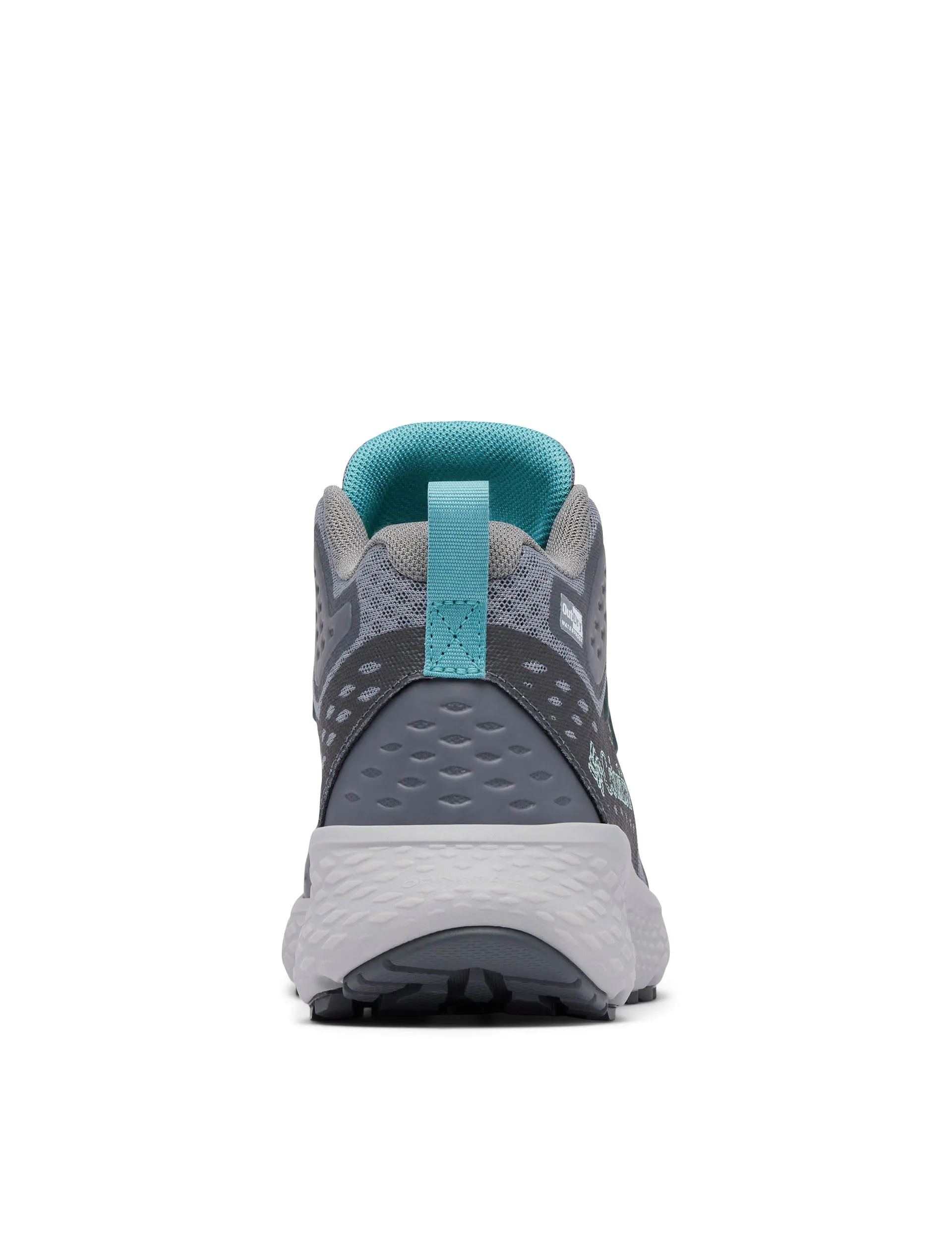Konos TRS OutDry Mid Hiking Shoe - Ti Grey Steel/Teal Eco Conscious Packaging Hyper Elastic Platform