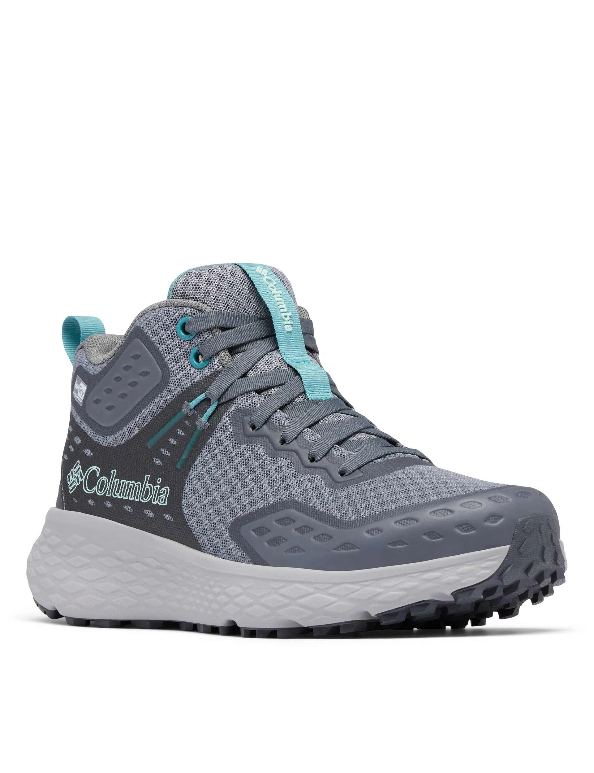 reflective shoe element Konos TRS OutDry Mid Hiking Shoe - Ti Grey Steel/Teal