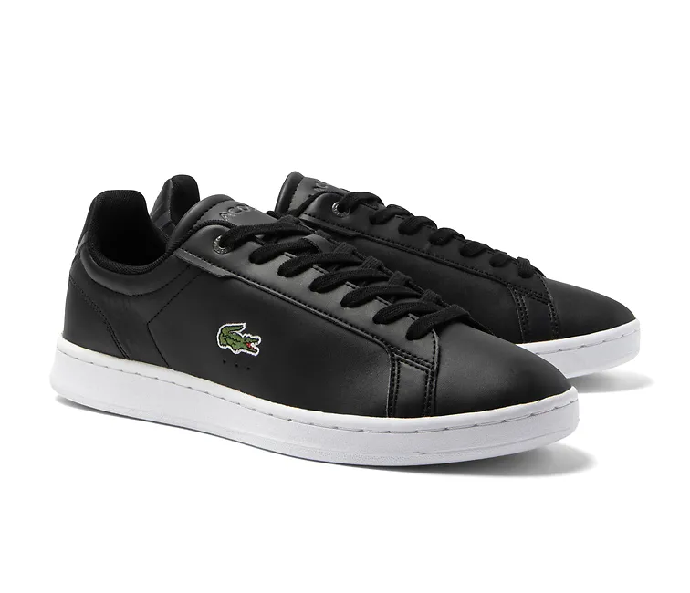 Anti Abrasion Men's Lacoste Carnaby Pro BL23 SMA (Black/White)