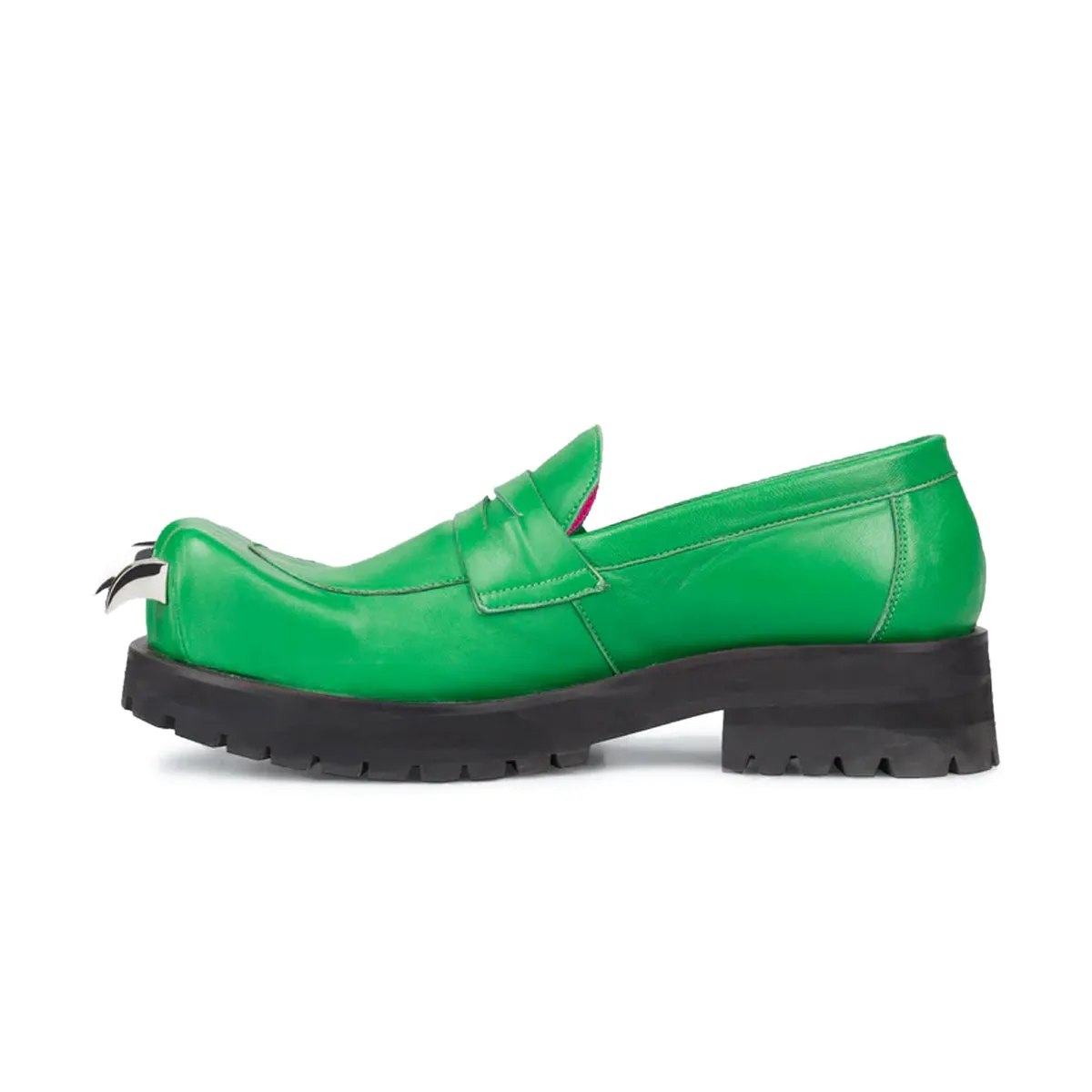 Moist Guard Leather Moccasin Moggies 'Green'