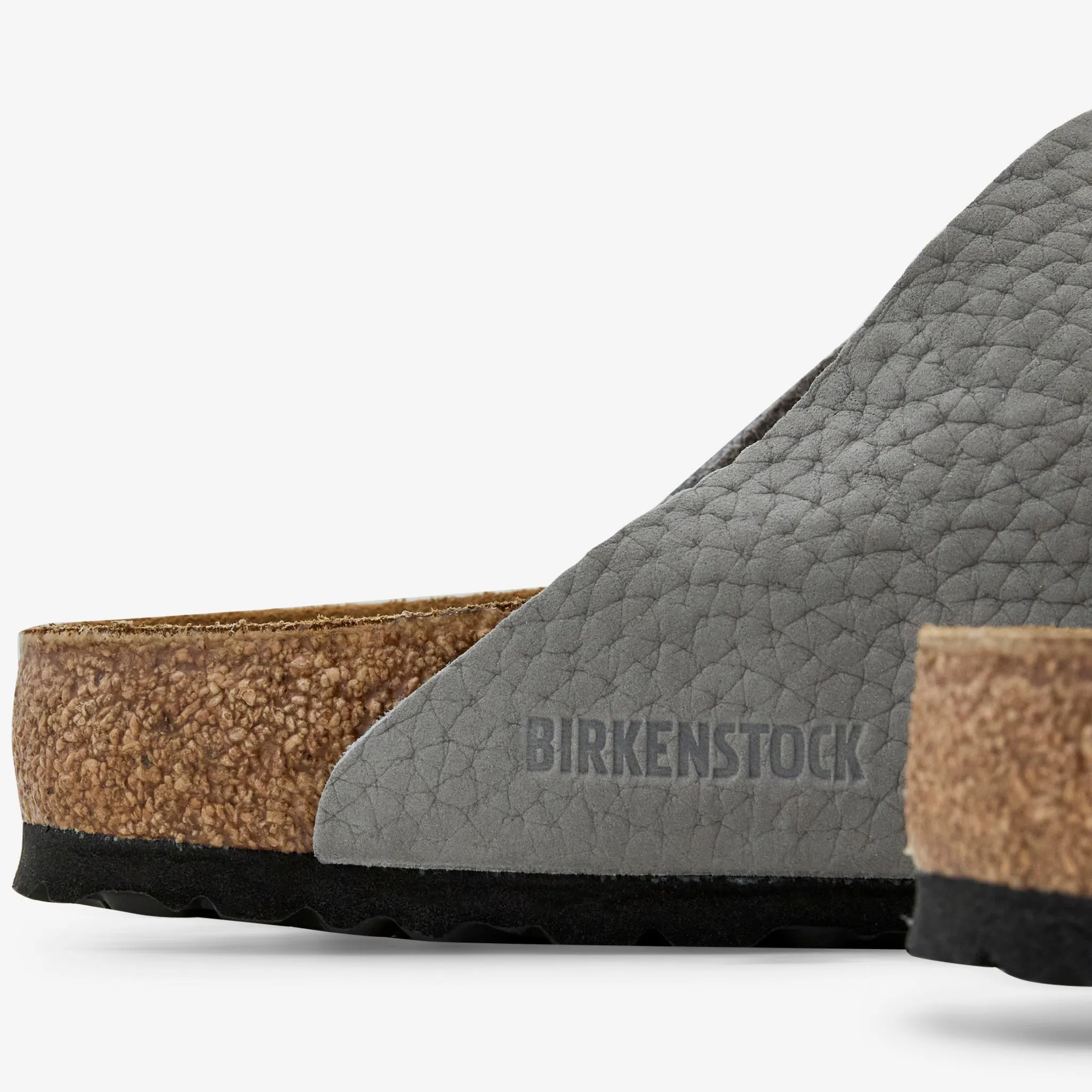 RecycledMaterial Foot Balance Arizona Desert Buck Whale Grey Nubuck Leather