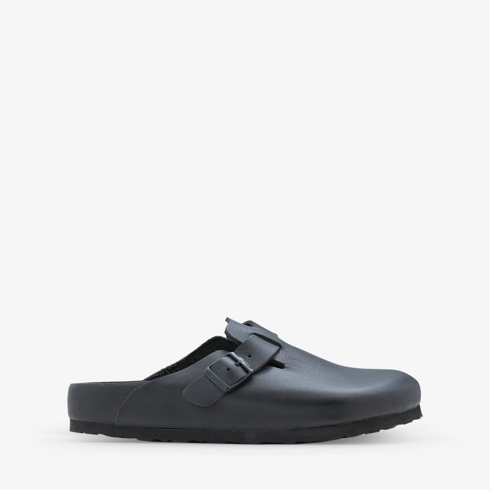 Boston Exquisite Black Smooth Leather Trendy Daily