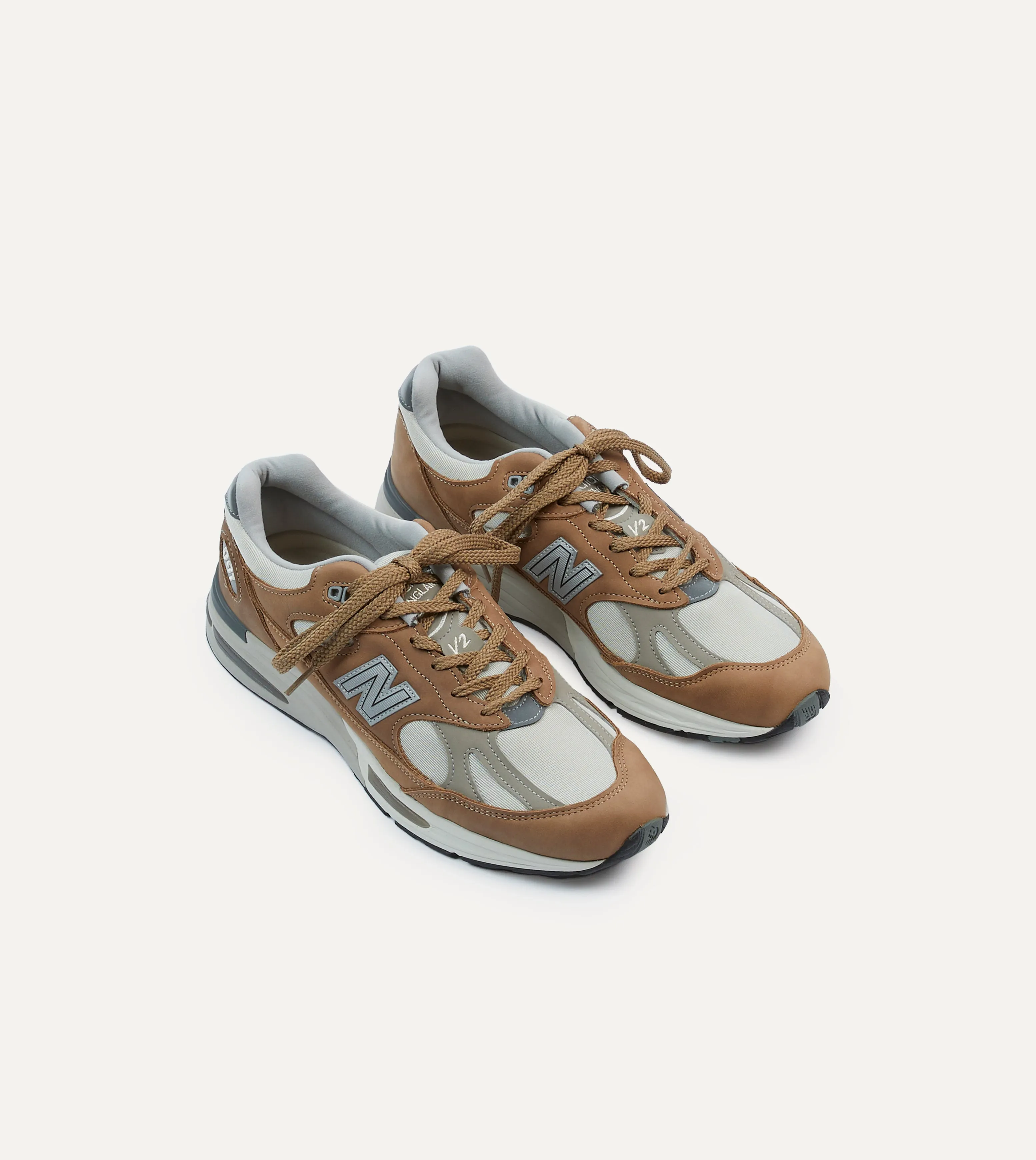 Work Wear New Balance Coco Mocca Made in UK 991v2 Trainers