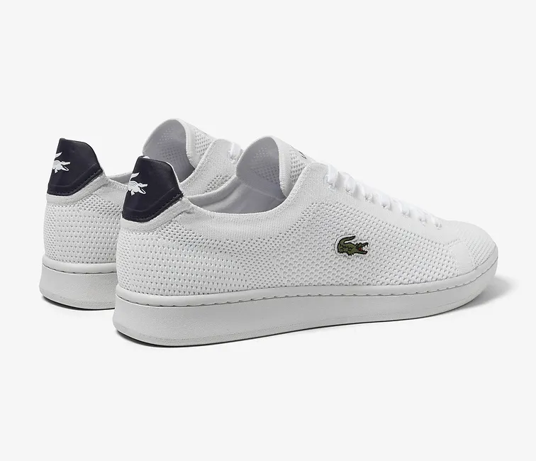 Men's Lacoste Carnaby Piquee 123 (White/Navy) Premium Quality