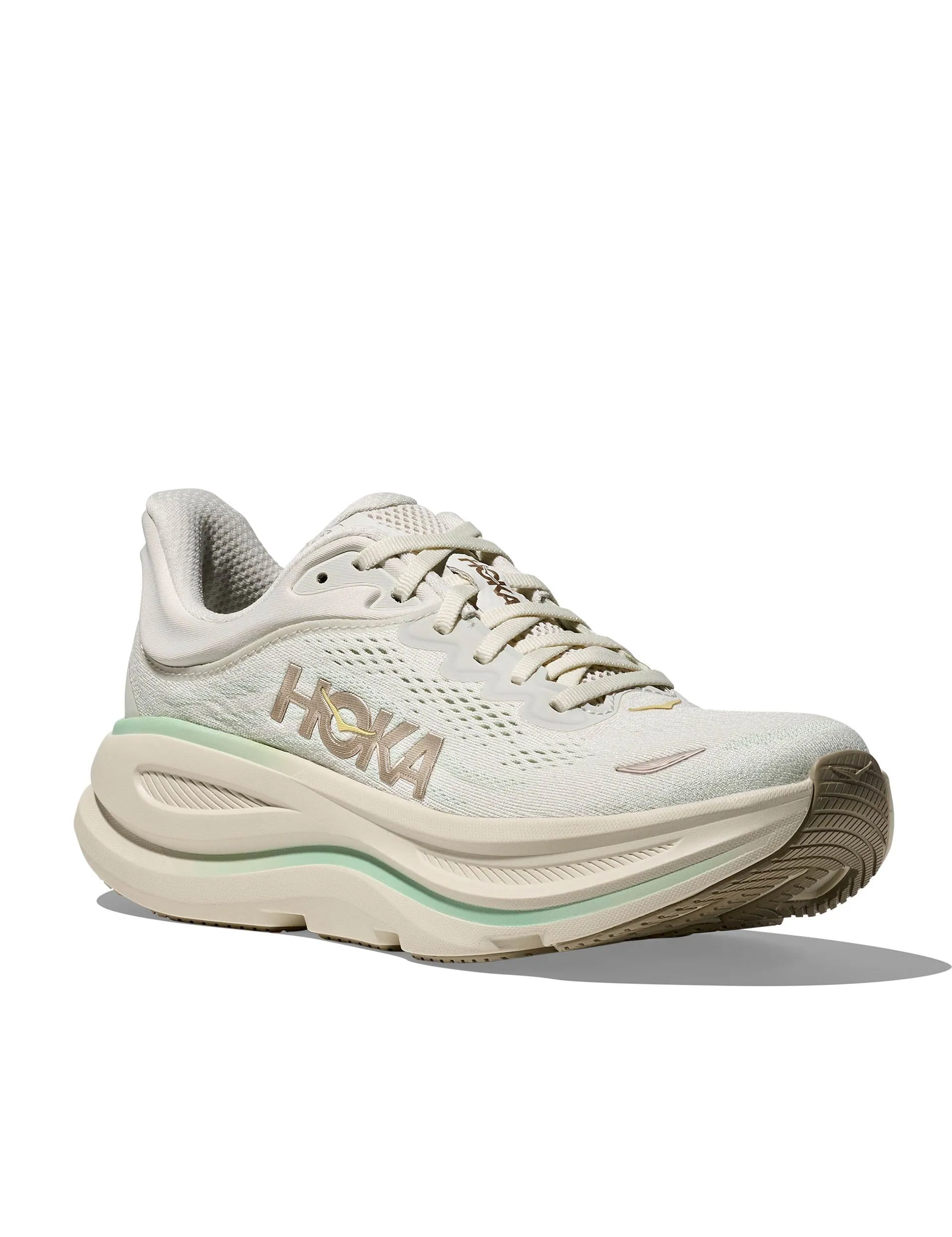 Arch support solid - color running wear Bondi 9 - Truffle Salt/Sea Glass