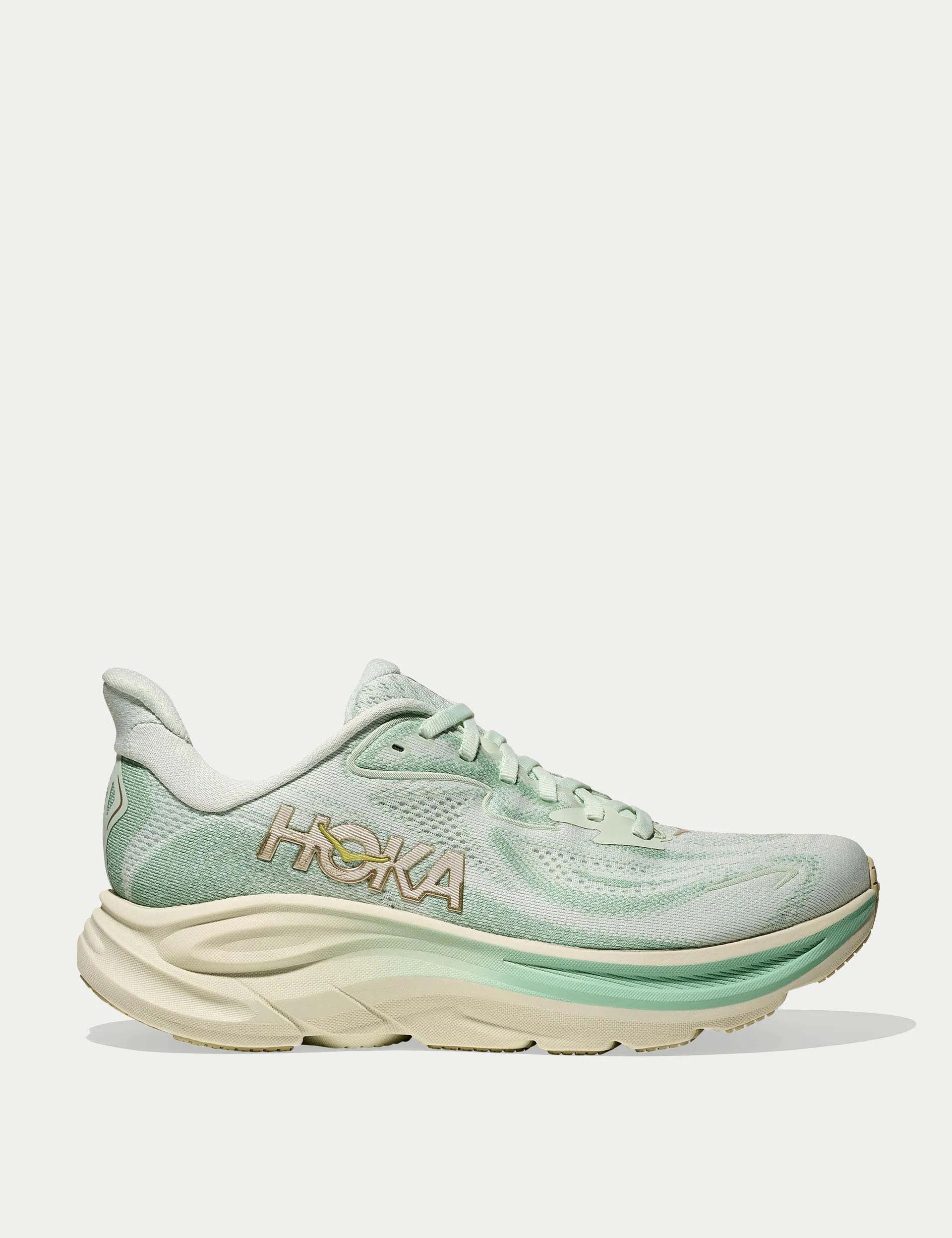 Trail Ride fall running shoe environment Clifton 10 - Sea Glass/Jadeite