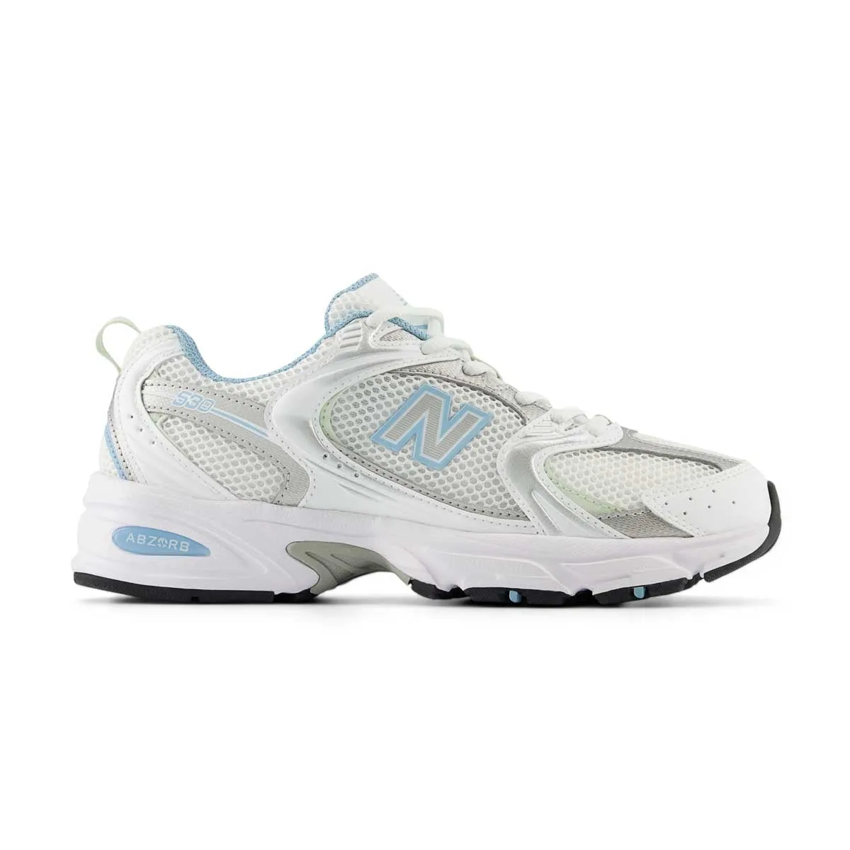530 'White Silver Metallic Blue' On Trend