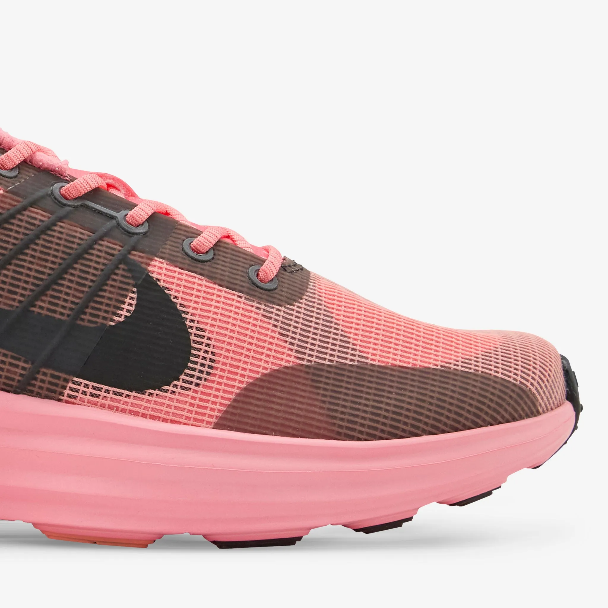 Lunar Roam Premium Pink Gaze | Black | Crimson Bliss Curved Heel Counter
