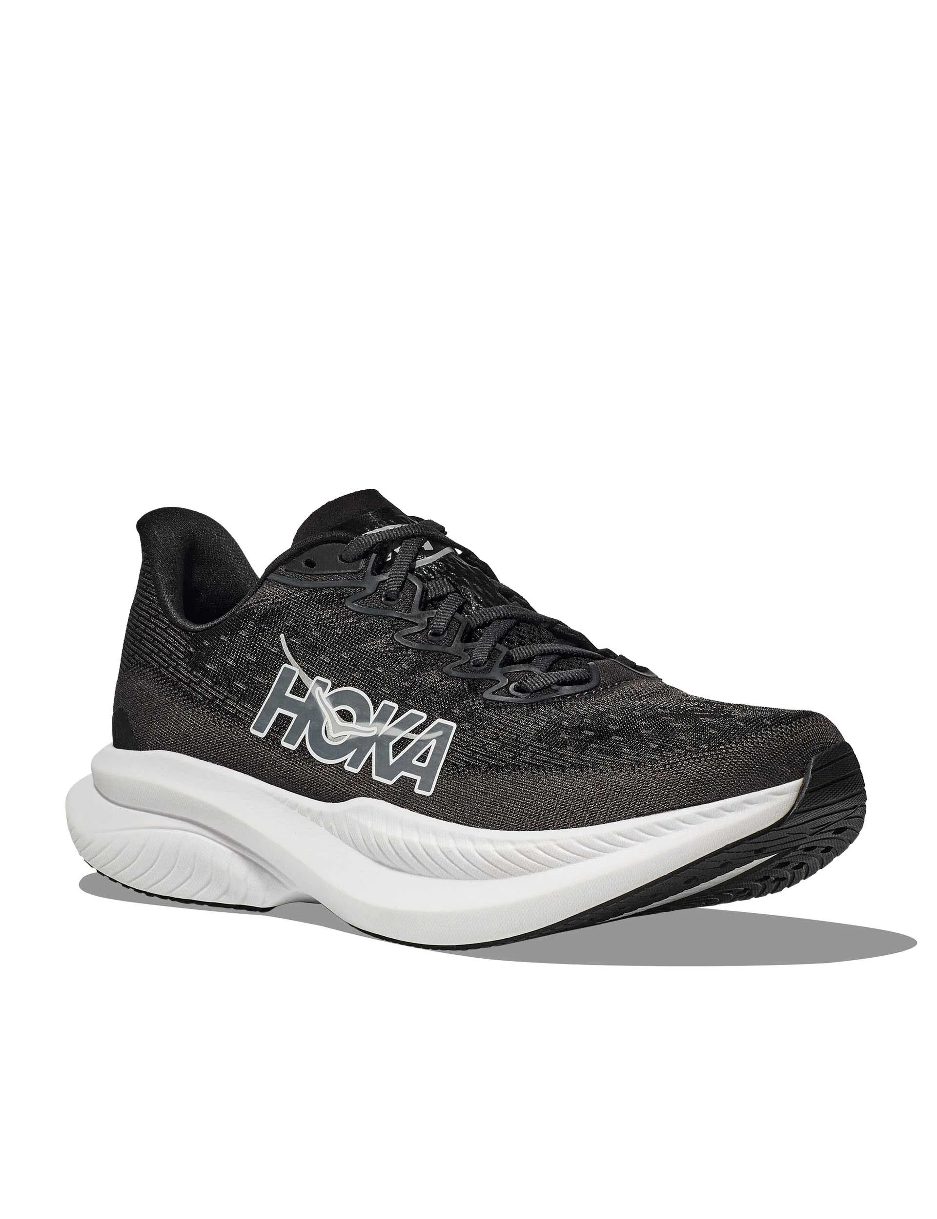 Mach 6 - Black/White running in a waterfall area shoes