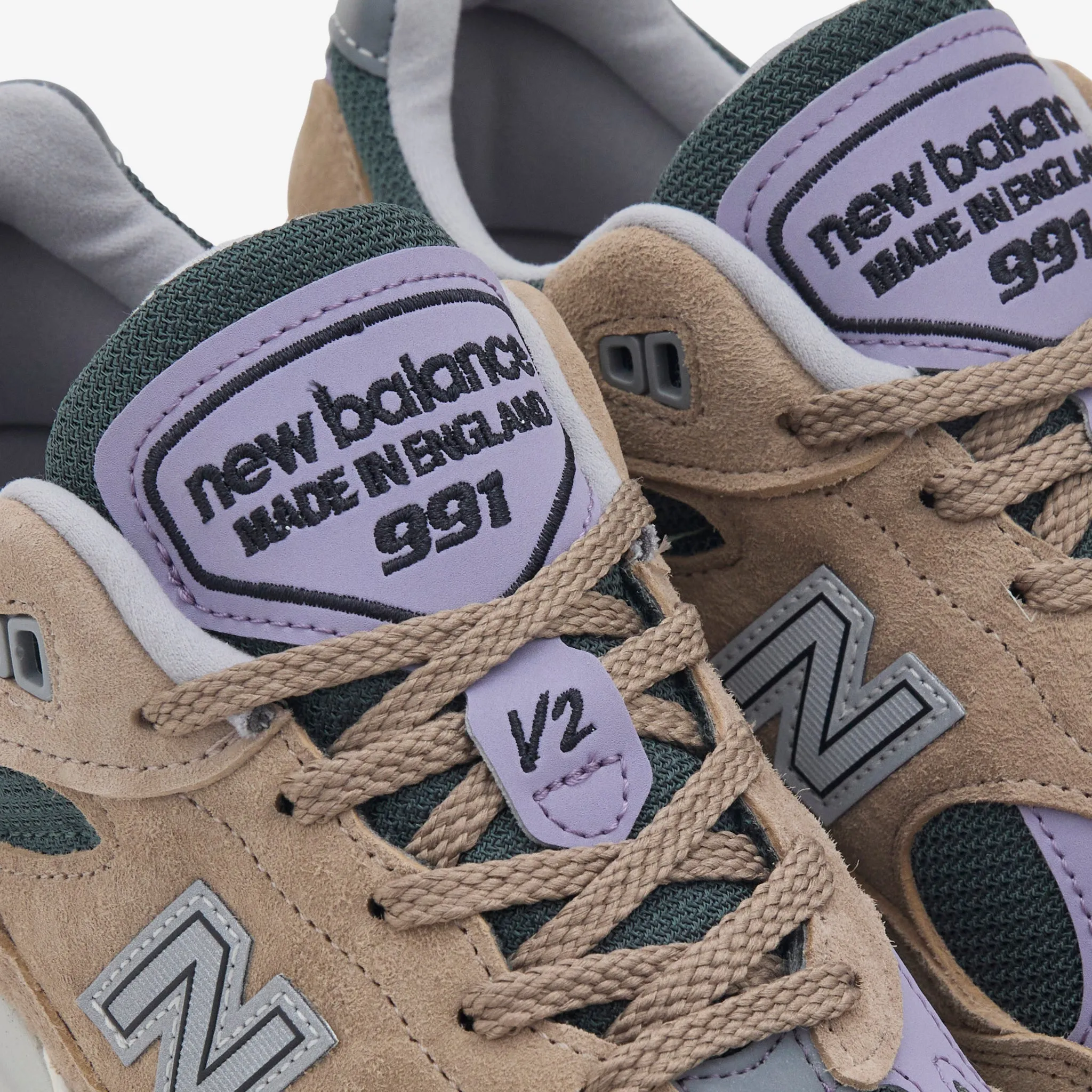 Made in UK 991v2 Cement | Douglas Fir | Lavender Gray Practical Footwear School Pace