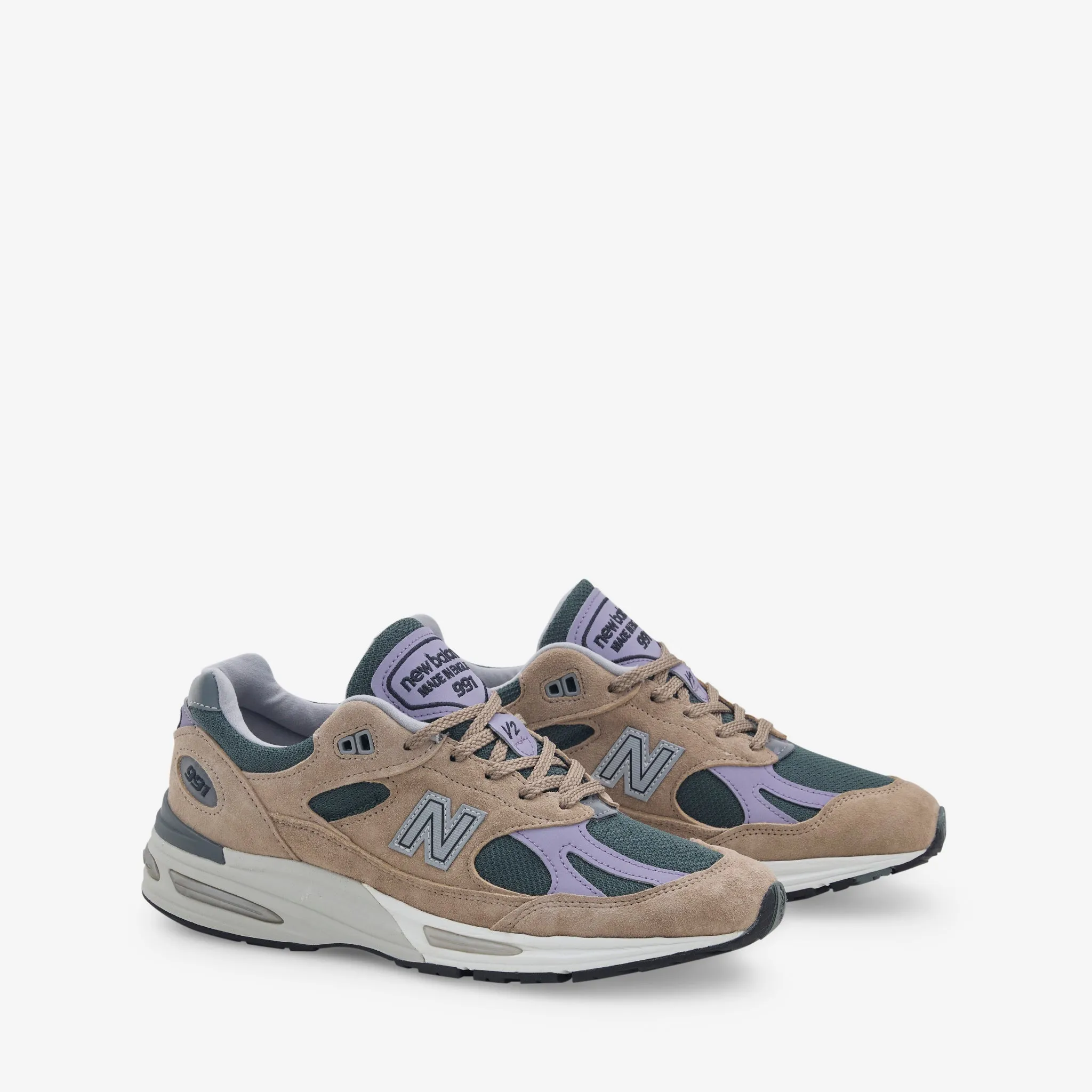 Pasture Hike Loose Fit Made in UK 991v2 Cement | Douglas Fir | Lavender Gray