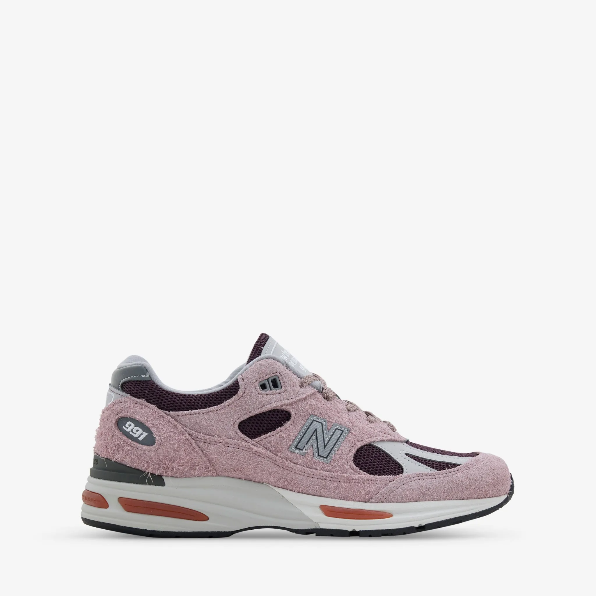 Break Pace Made in UK 991v2 Deauville Mauve | Fig | Oyster Mushroom