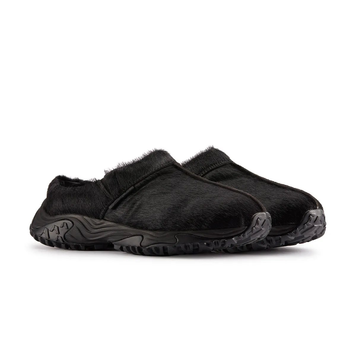   Martine rose CUR Clog 1 'Black Interest Leather' Linen Air