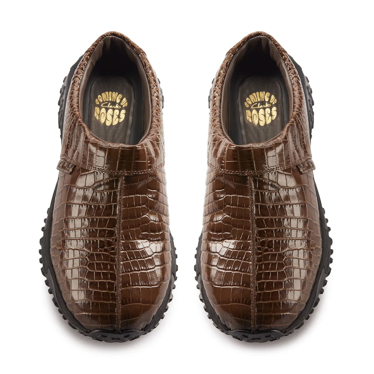   Martine rose CUR Clog 1 'Brown Croc Leather' Daily Chill White Clean